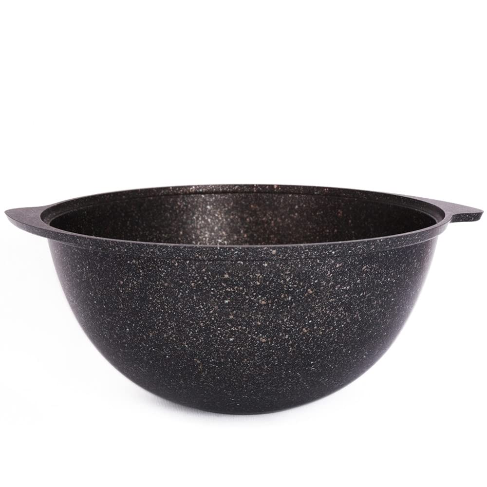 Non-Stick 7L Kazan Cooking Pot for Perfect Pilaf - Durable Cast Aluminum Cookware for Rice, Stews & Outdoor Camping