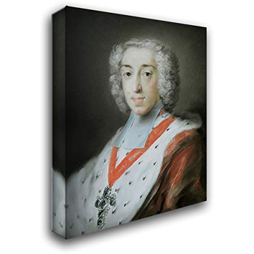 Elector Clemens Augustus of Cologne - 20x24 Inch Gallery Wrapped Canvas Art Print by Rosalba Carriera - Baroque Portrait Painting for Home, Office & Art Collection Decor