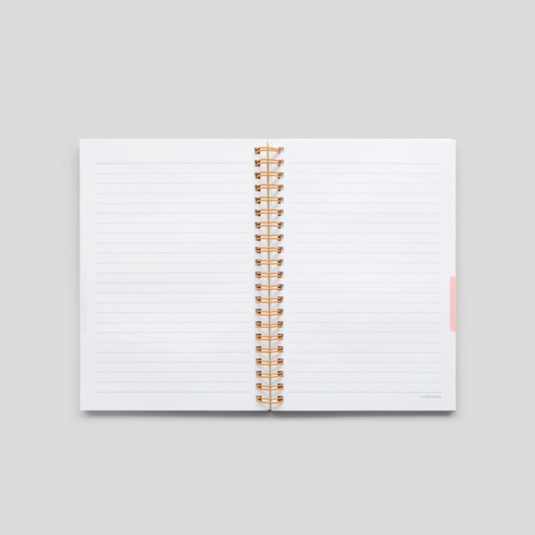 Little Friends Index Ruled Spring Notebook - Small Spiral Bound Notepad for School, Office & Journaling - Perfect for Notes, Lists & Creative Writing