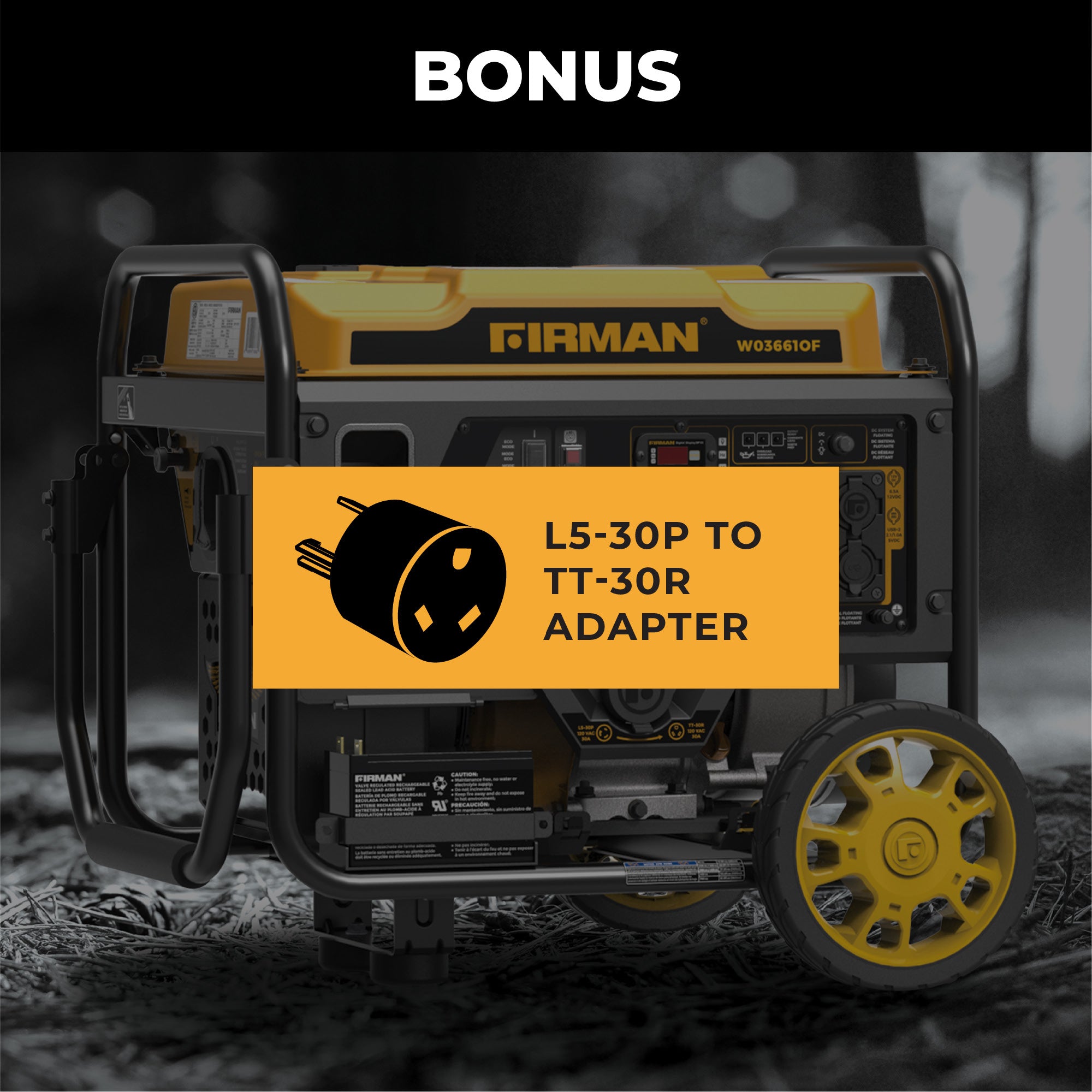 4500W Portable Inverter Generator with CO Alert & Recoil Start - Open Frame Design for Camping, RV Trips & Emergency Power Backup