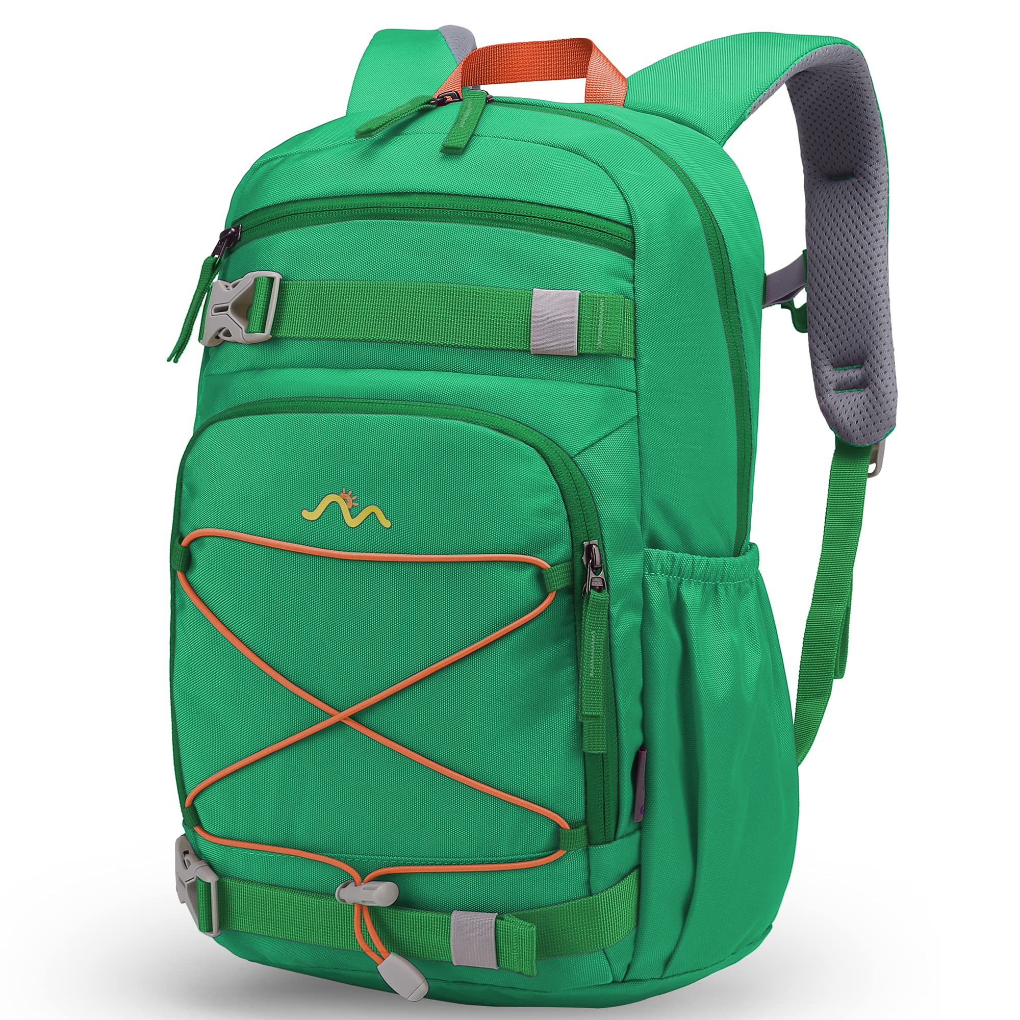 MOUNTAINTOP Kids Backpack for Boys & Girls - Lightweight Elementary School Bag, Kindergarten Backpack with Adjustable Straps - Perfect for School, Travel & Outdoor Activities (Green)