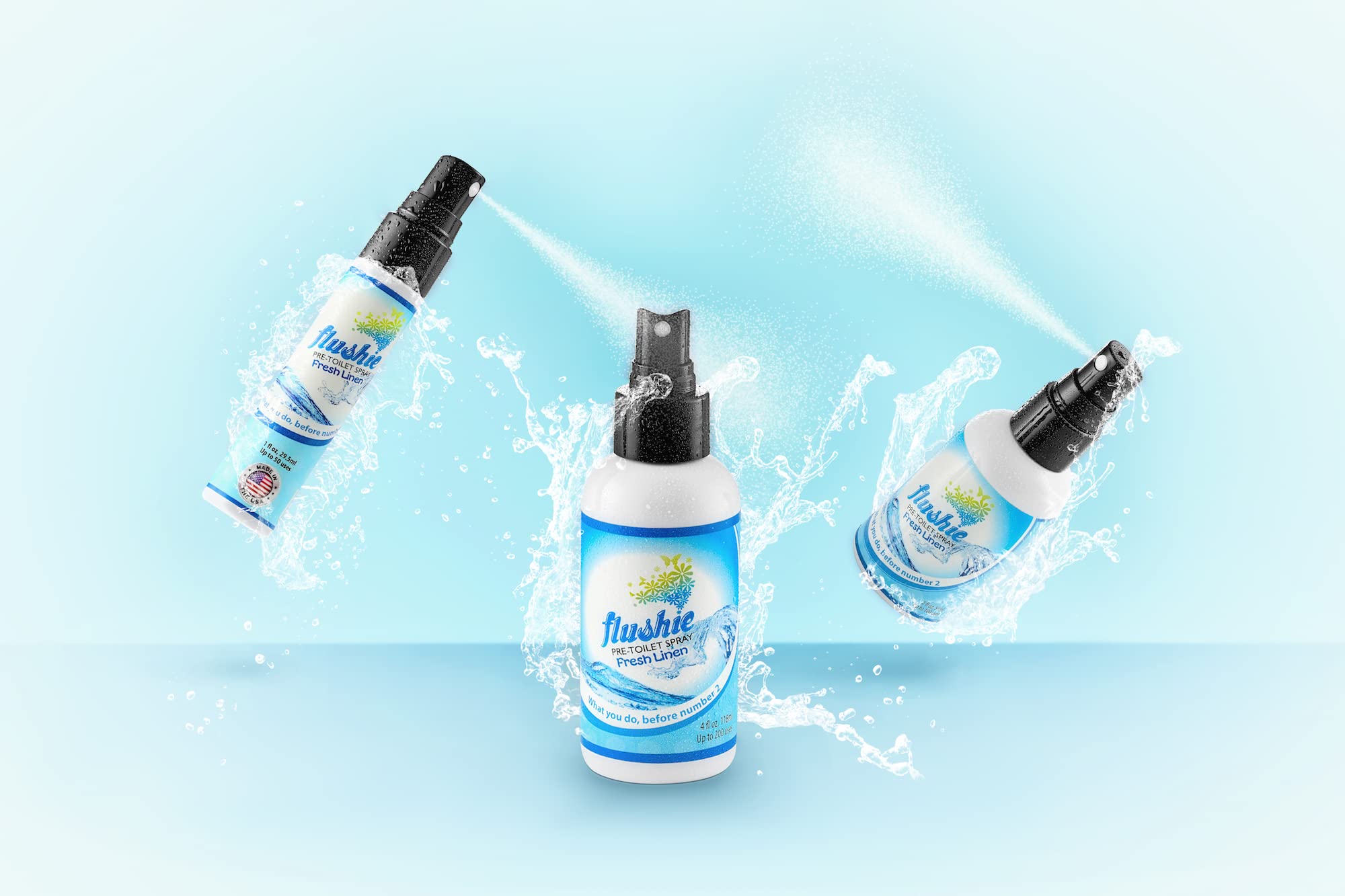 Travel Size Toilet Deodorizer Spray - Portable Bathroom Freshener for Poop Odor Elimination, Essential Travel Toiletries for Home & On-The-Go Use