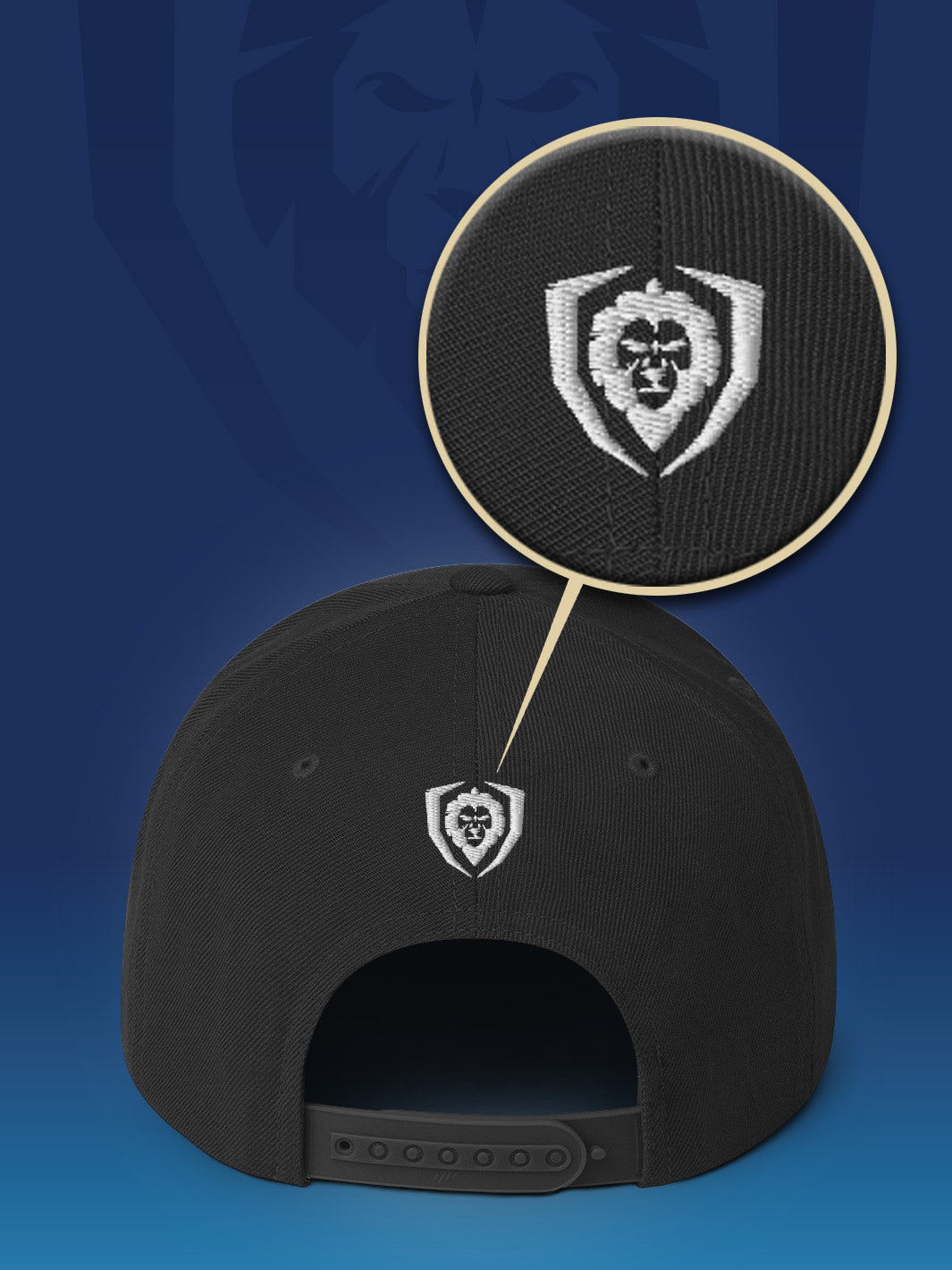Dalstrong Snapback Hat with Front & Back Logo - Stylish & Adjustable Baseball Cap for Men & Women - Perfect for Casual Wear, Sports & Outdoor Activities