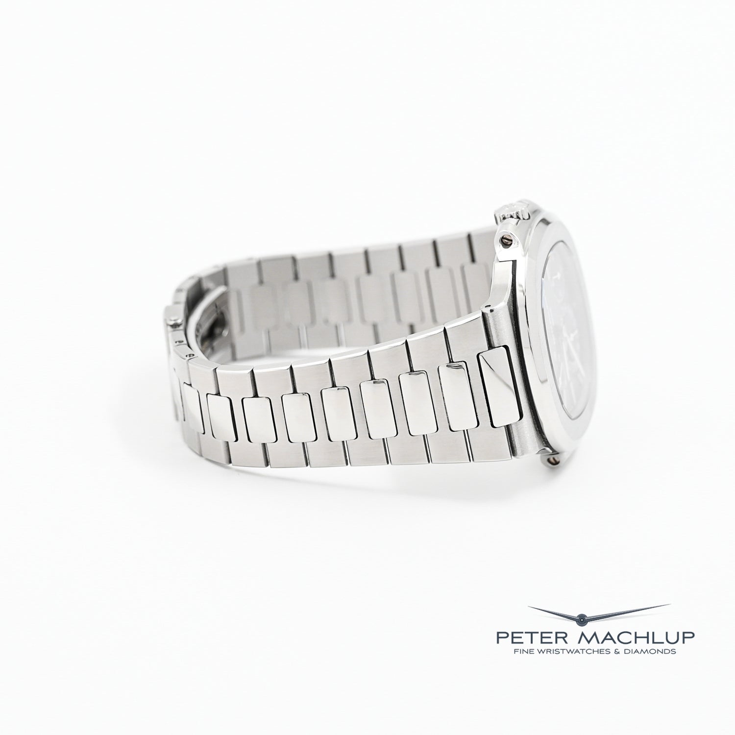 Patek Philippe Nautilus Moonphase Watch 2008 - Luxury Men's Automatic Timepiece with Moon Phase Complication for Business & Formal Occasions