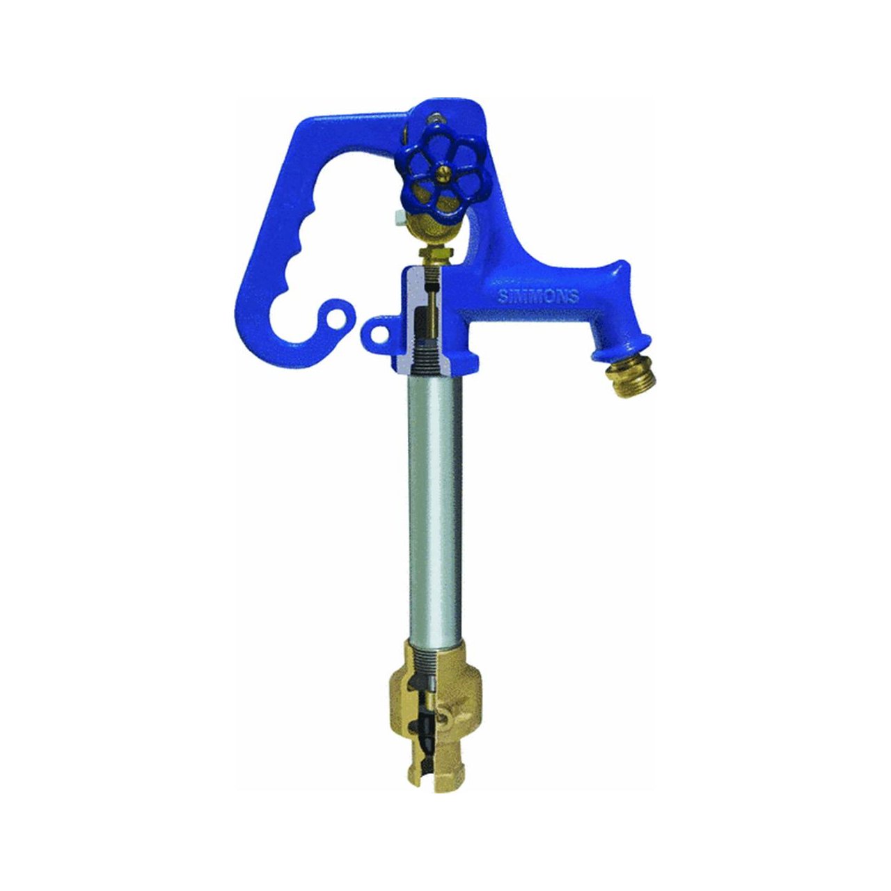 Frost Proof Yard Hydrant 54 Inch Heavy Duty Cast Iron Outdoor Water Faucet - Perfect for Farm, Garden & Livestock Watering