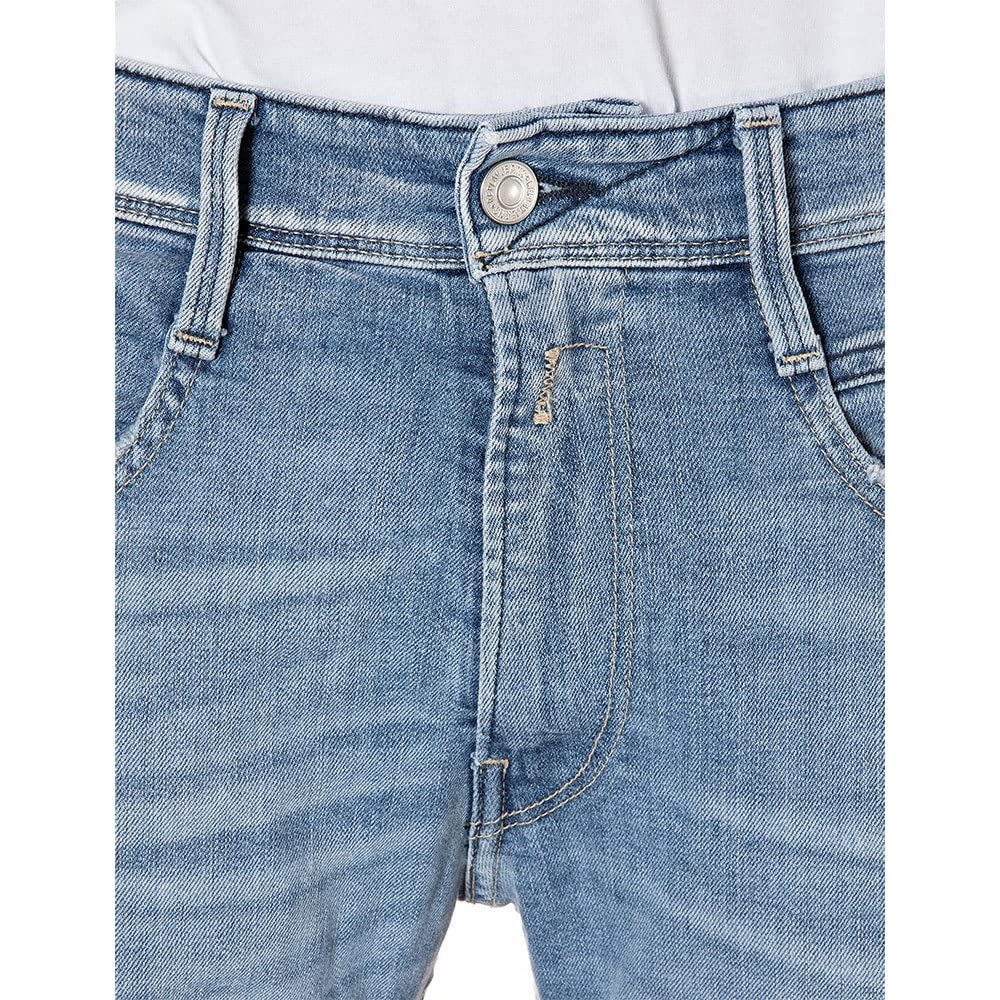 Replay Men's Anbass Organic Jeans - Premium Slim Fit Denim Pants for Casual & Business Wear | Eco-Friendly Cotton | Comfortable & Stylish for Everyday Outfits
