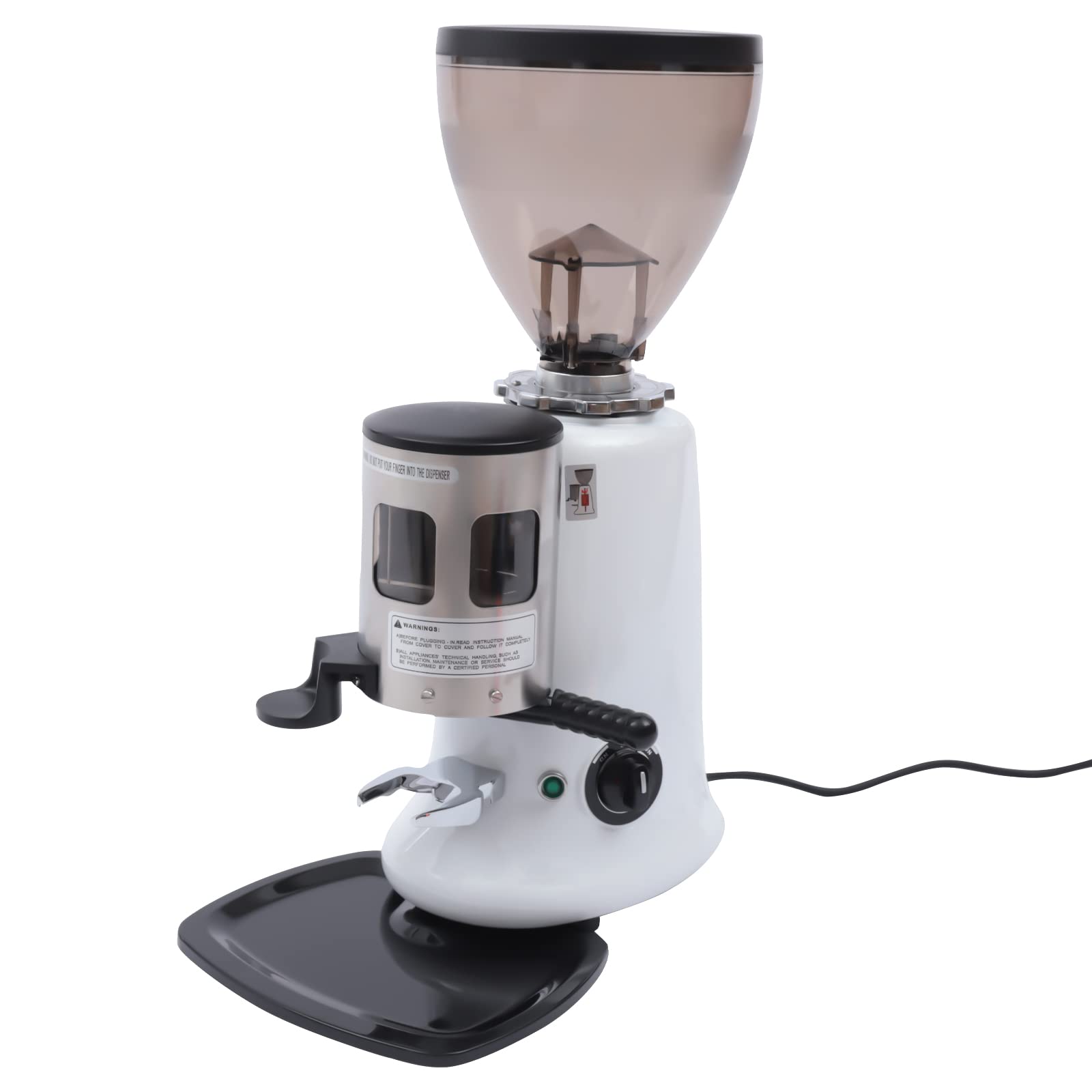 DYRABREST Commercial Electric Coffee Grinder 110V - Adjustable Burr Grinder for Espresso, French Press & Drip Coffee - Perfect for Home, Cafe & Office Use