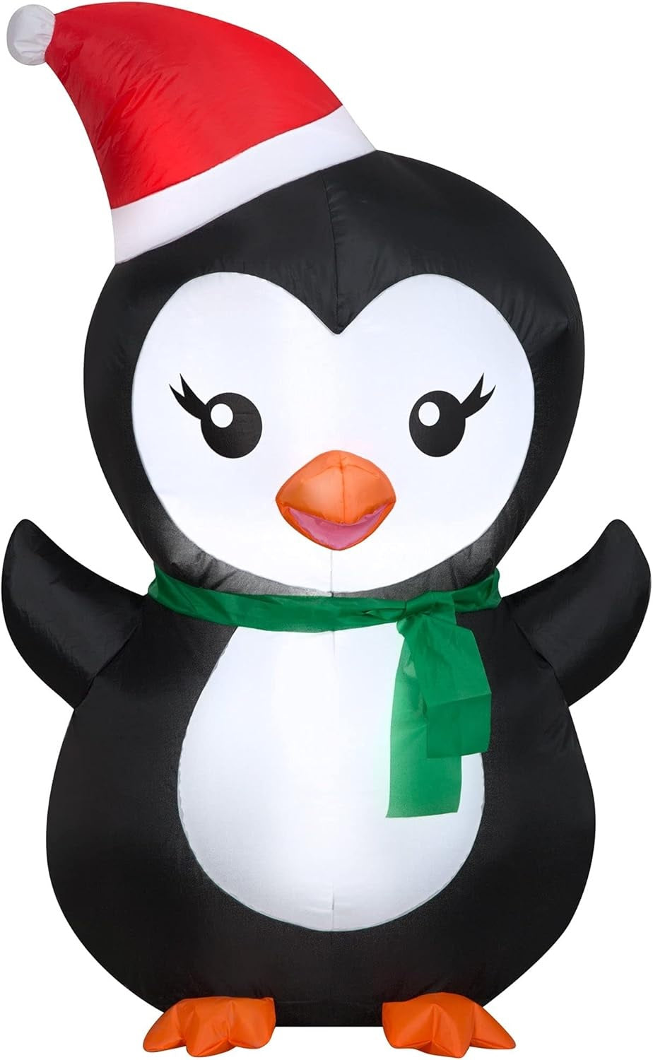 3.5' Airblown® Playful Penguin Christmas Inflatable Yard Decoration - Outdoor Holiday Decor for Xmas Lawn, Garden & Party Decorations