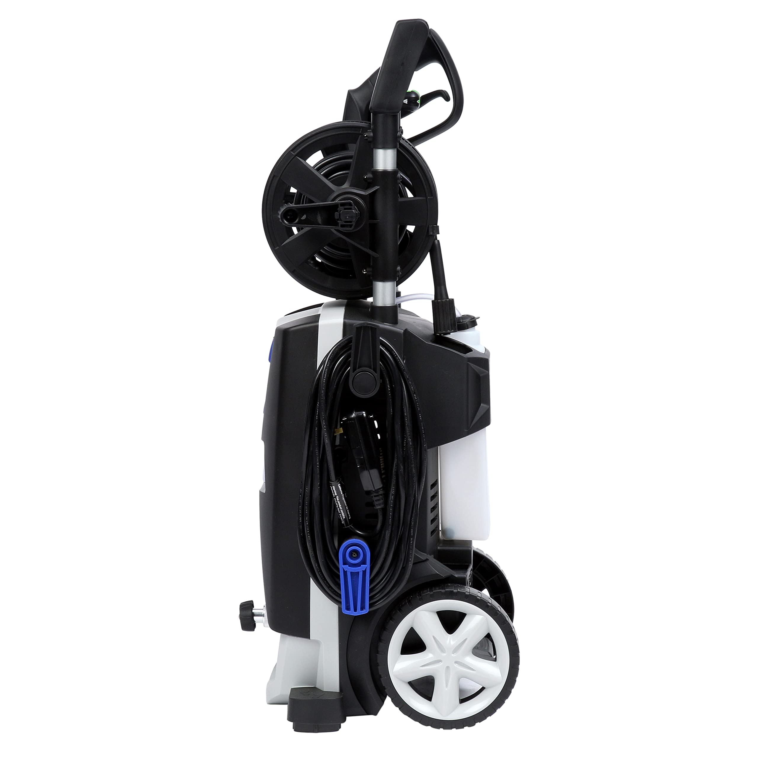AR Blue Clean AR390SS Electric Pressure Washer - 2000 PSI, 1.4 GPM, 14 Amp, Quick Connect Nozzles, Compact & Portable with Onboard Storage - Ideal for Car Washing, Patio Cleaning, Deck & Driveway Pressure Washing