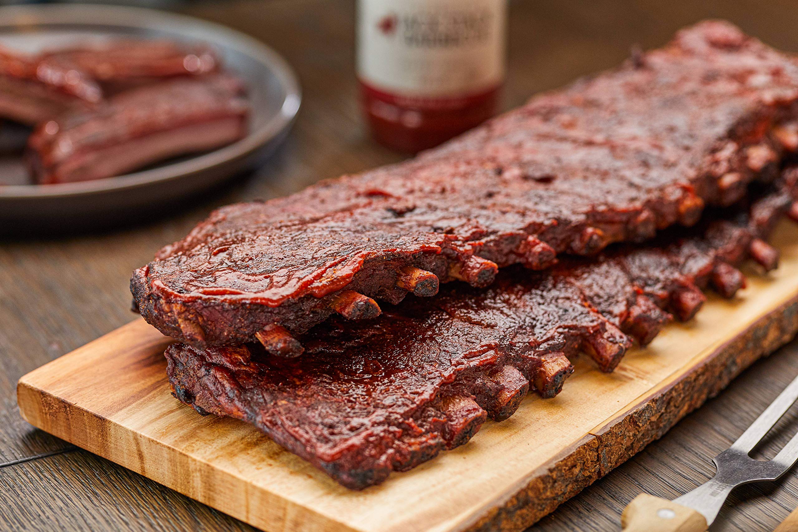 Jack Stack Barbecue Hot Sauce - Kansas City Cayenne Pepper BBQ Sauce 2 Pack (2x18oz) - Spicy Smoked KC BBQ Sauce for Ribs, Wings & Grilling - Authentic Kansas City Flavor