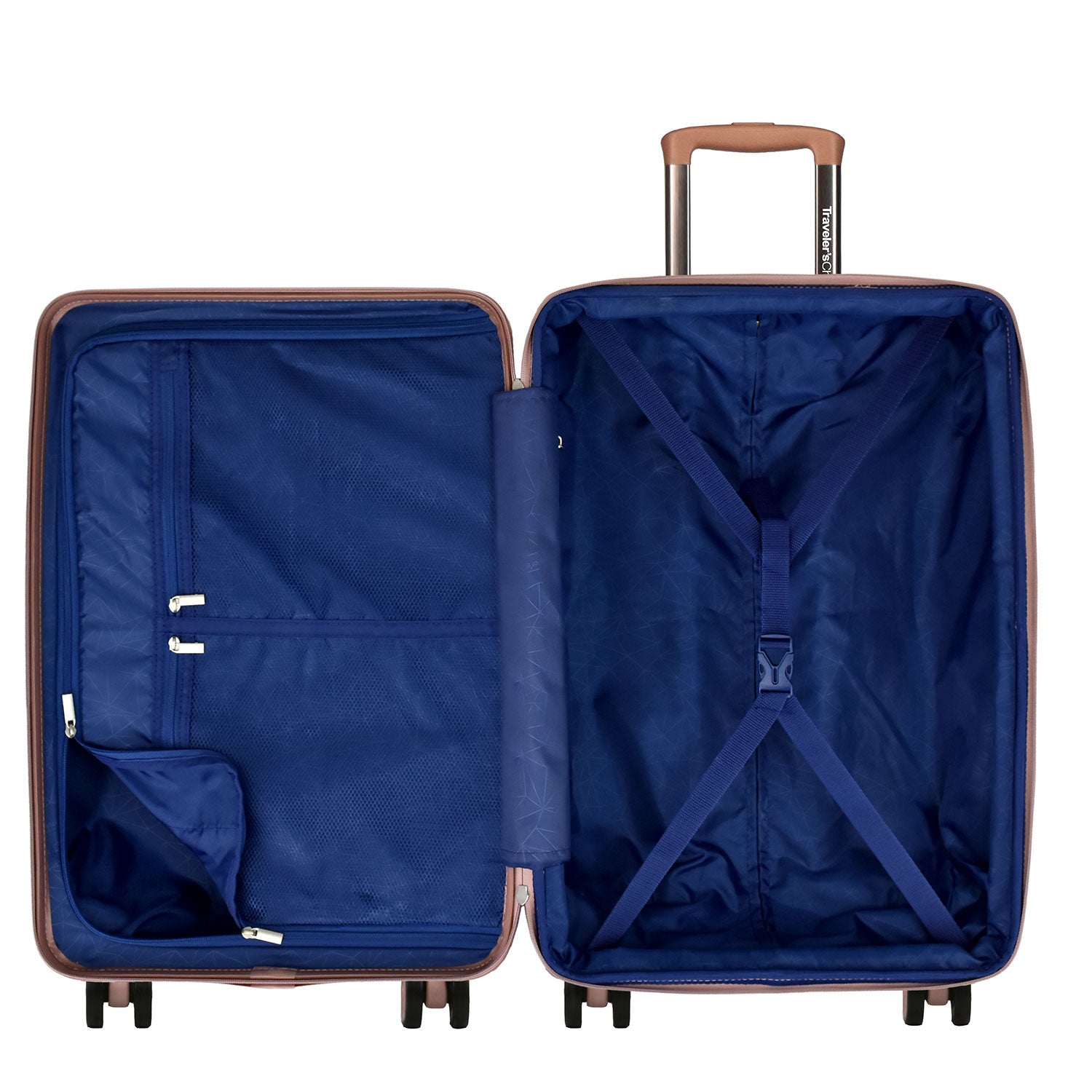 Bell Weather Medium Checked Luggage - Lightweight Durable Suitcase for Travel, Business Trips & Weekend Getaways | Carry-On & Checked Bag Option