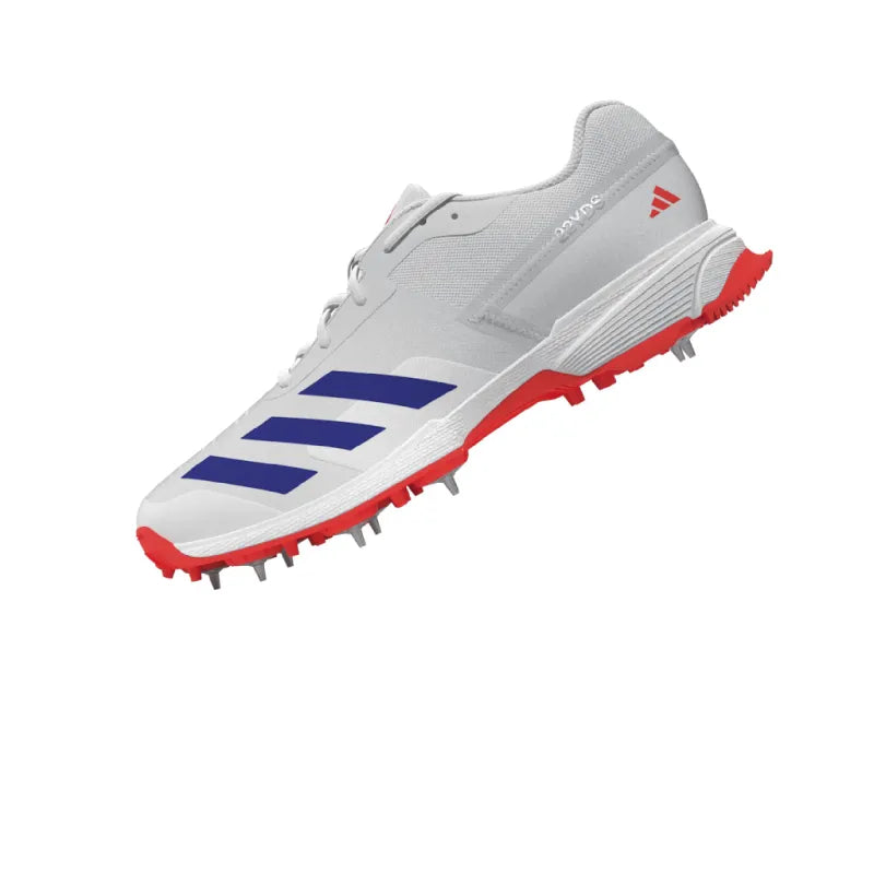 Adidas 22YDS Cricket Metal Spike Shoes - Men's Professional Cricket Footwear with Metal Studs for Enhanced Grip & Performance - Perfect for Cricket Matches, Training & Outdoor Sports