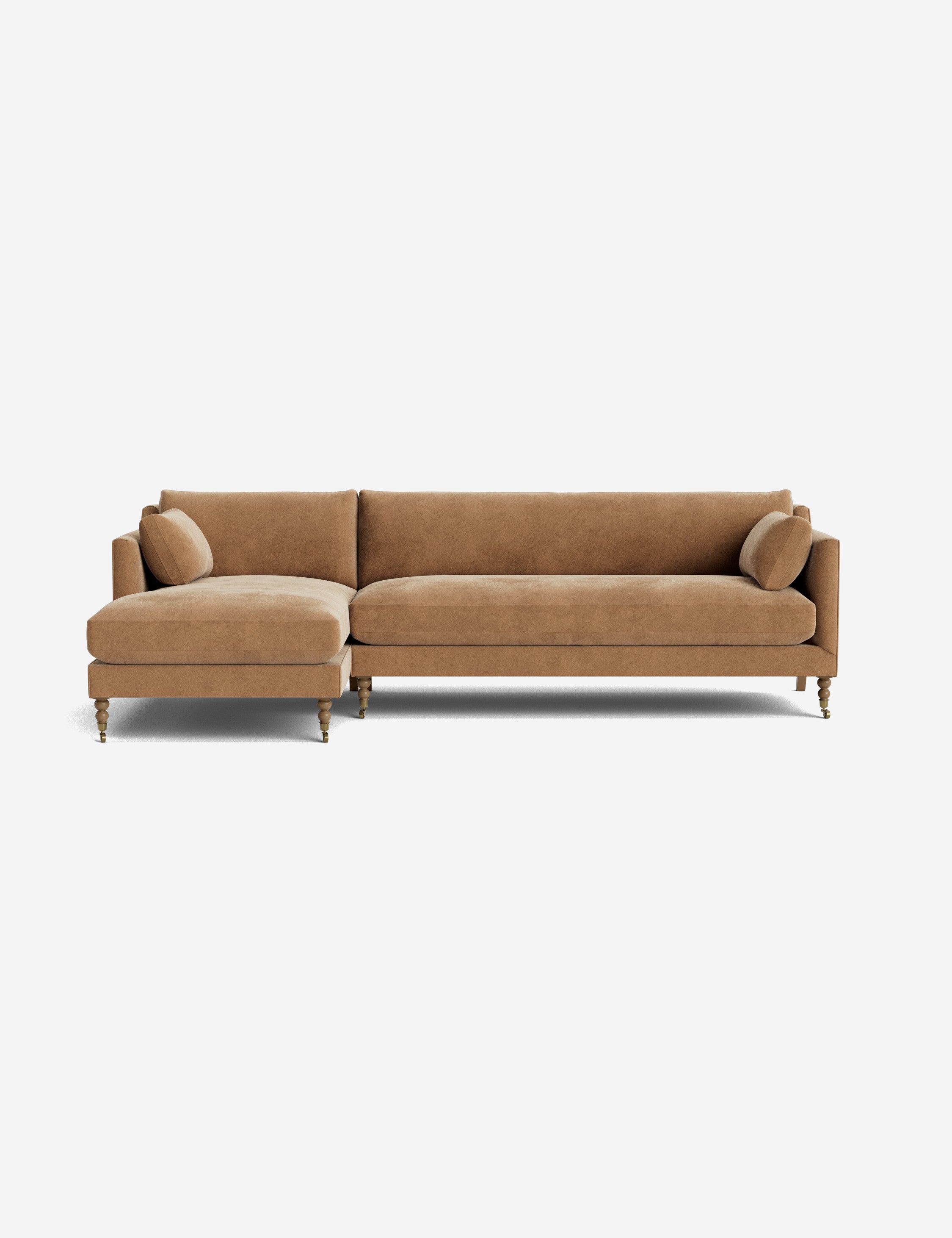 Fabienne Sectional Sofa - Modern L-Shaped Couch with Reversible Chaise, Soft Upholstery & Sturdy Frame for Living Room, Family Room & Home Theater