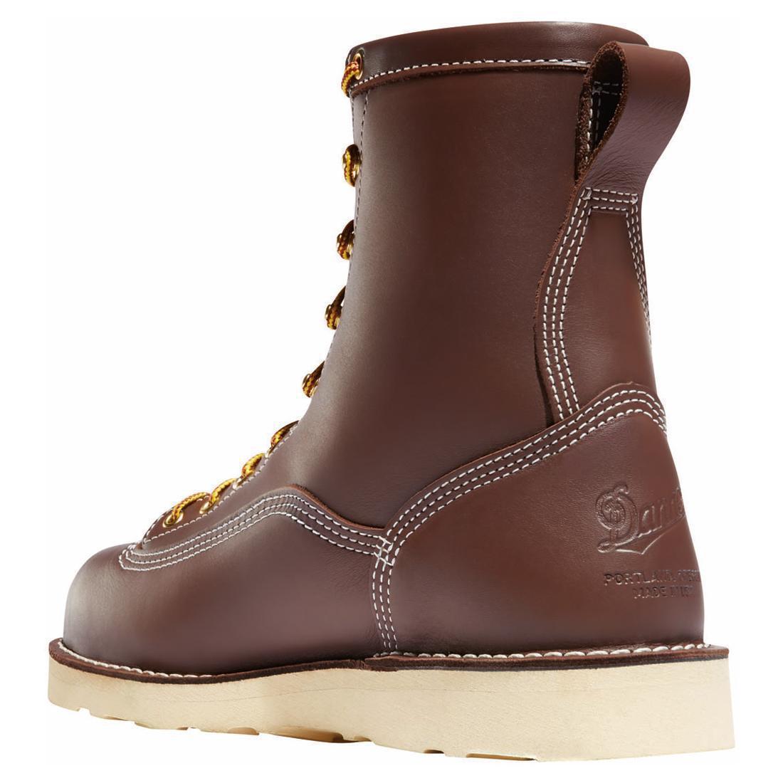 Power Foreman 8 Nano Toe Work Boots for Men - Brown Safety Shoes with Steel Toe & Slip Resistance - Ideal for Construction, Warehouse & Outdoor Work