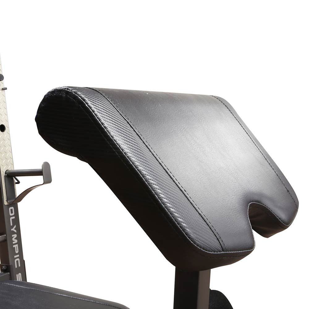 Marcy MD 857 Olympic Weight Bench for Home Gym - Heavy Duty Adjustable Workout Bench for Strength Training & Bodybuilding | Perfect for Garage, Basement & Home Fitness Studio