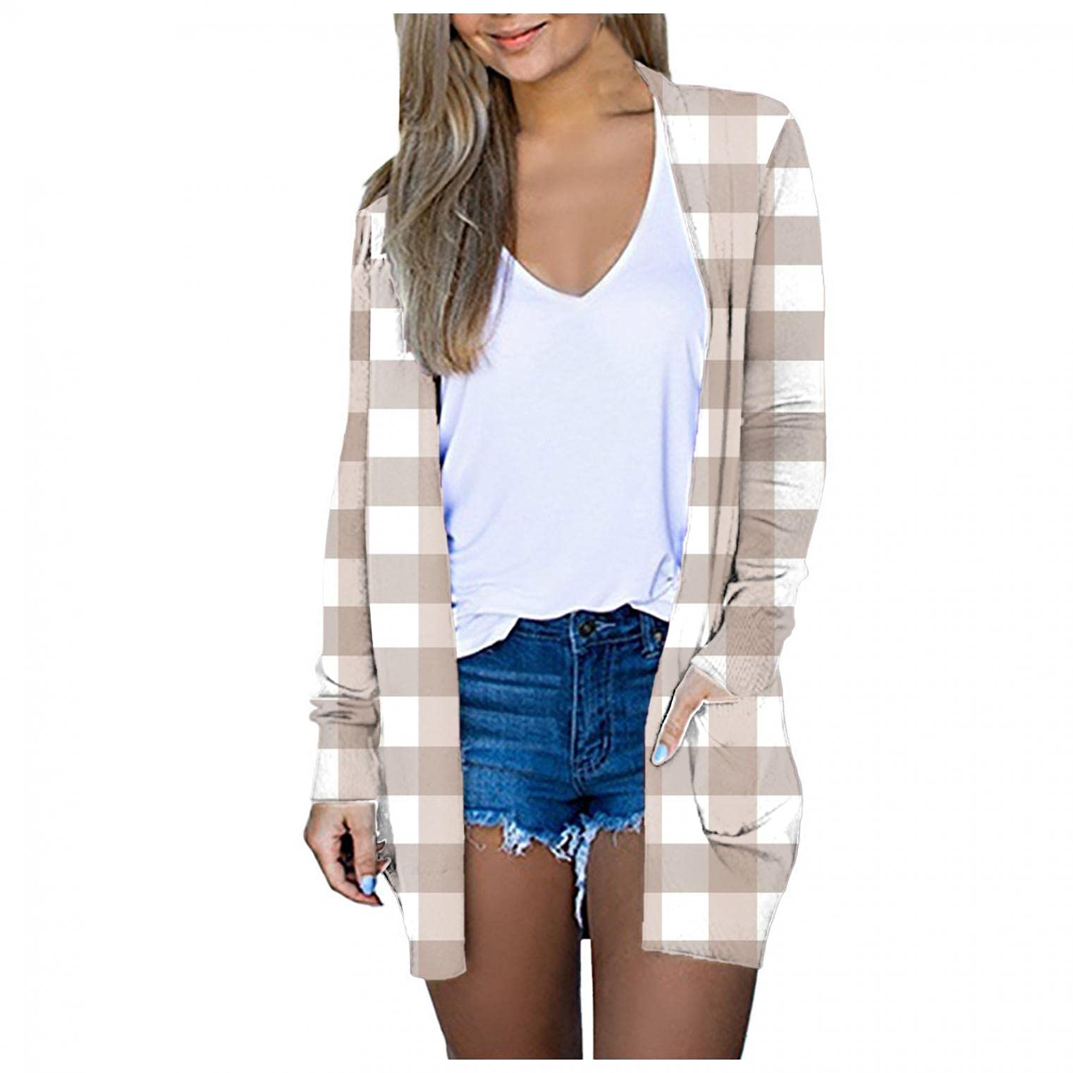Women's Long Cardigans & Casual Tie Dye Sweatshirts - Soft Loose Crewneck Long Sleeve Tops for Everyday Wear | Perfect for Layering, Office, and Weekend Outfits