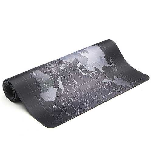 900x400x2mm Extra Large World Map Mouse Pad for Laptop & Desktop - Perfect for Office, Gaming & Travel Enthusiasts