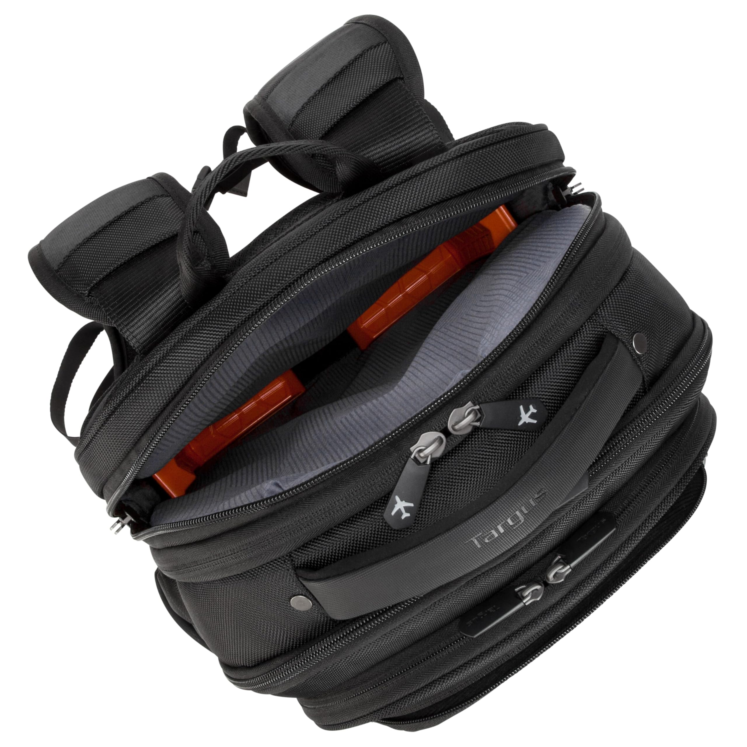 Targus 15.6 Inch Laptop Backpack - Durable Black Business Backpack for Men & Women - Perfect for Work, School, Travel & Commuting