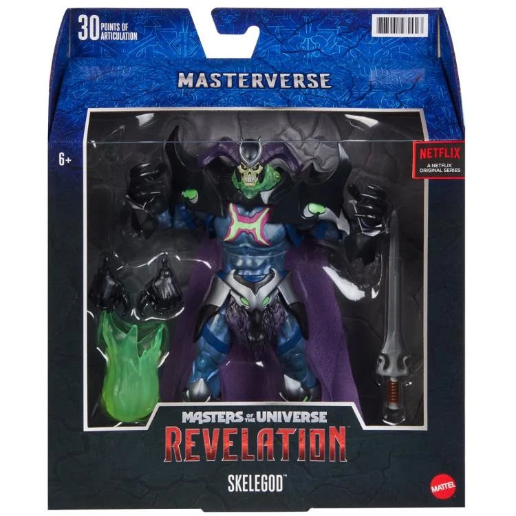 Masters of the Universe: Revelation Masterverse Skelegod Action Figure | He-Man Collectible Toy for Adults & Fans | Perfect for Display & Role-Playing Scenes