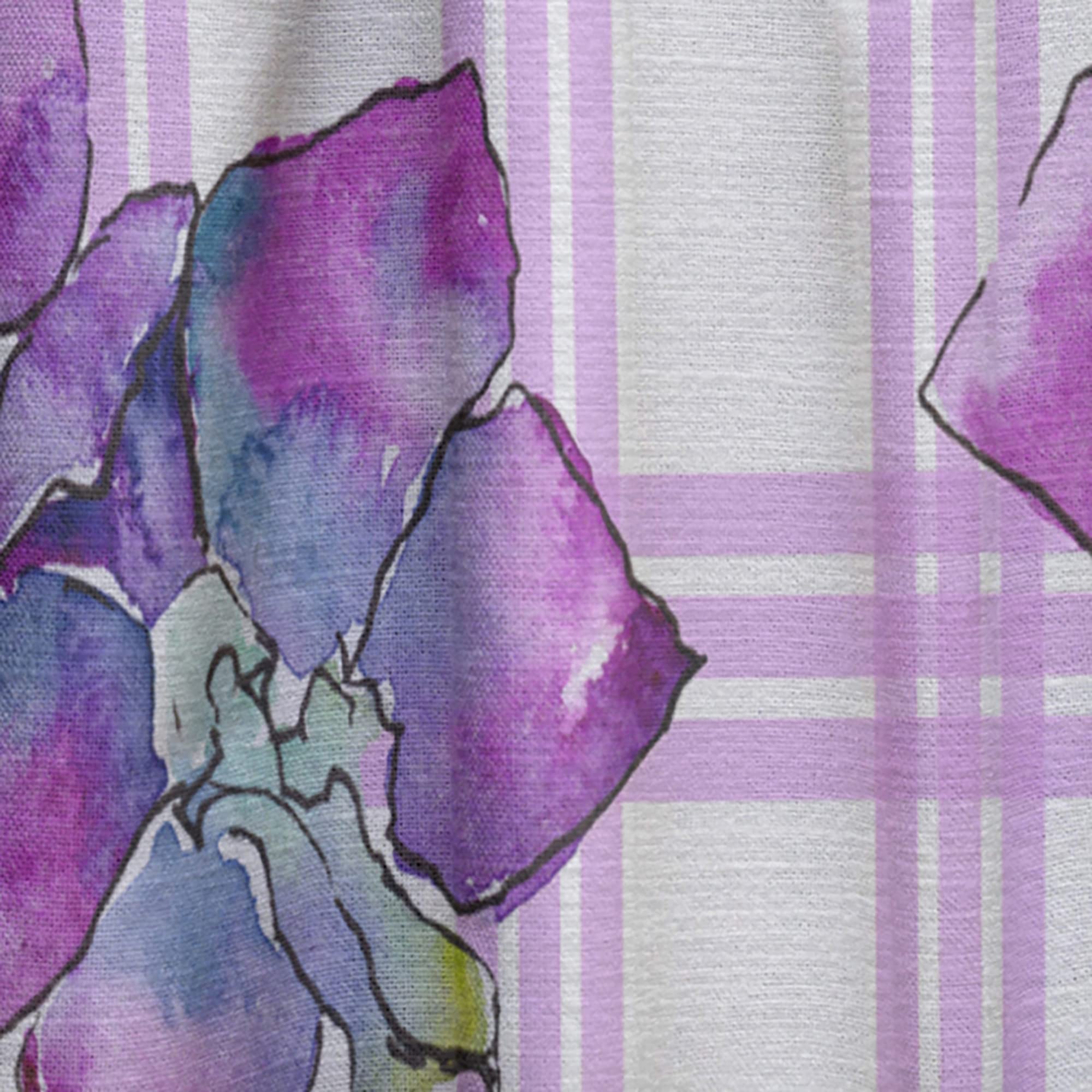 DesignQ Floral Botanical Retro VII Thermal Insulated Curtains - Single Panel 52x95 Inch - Elegant Window Drapes for Bedroom & Living Room - Perfect for Home Decor, Blackout & Energy Saving