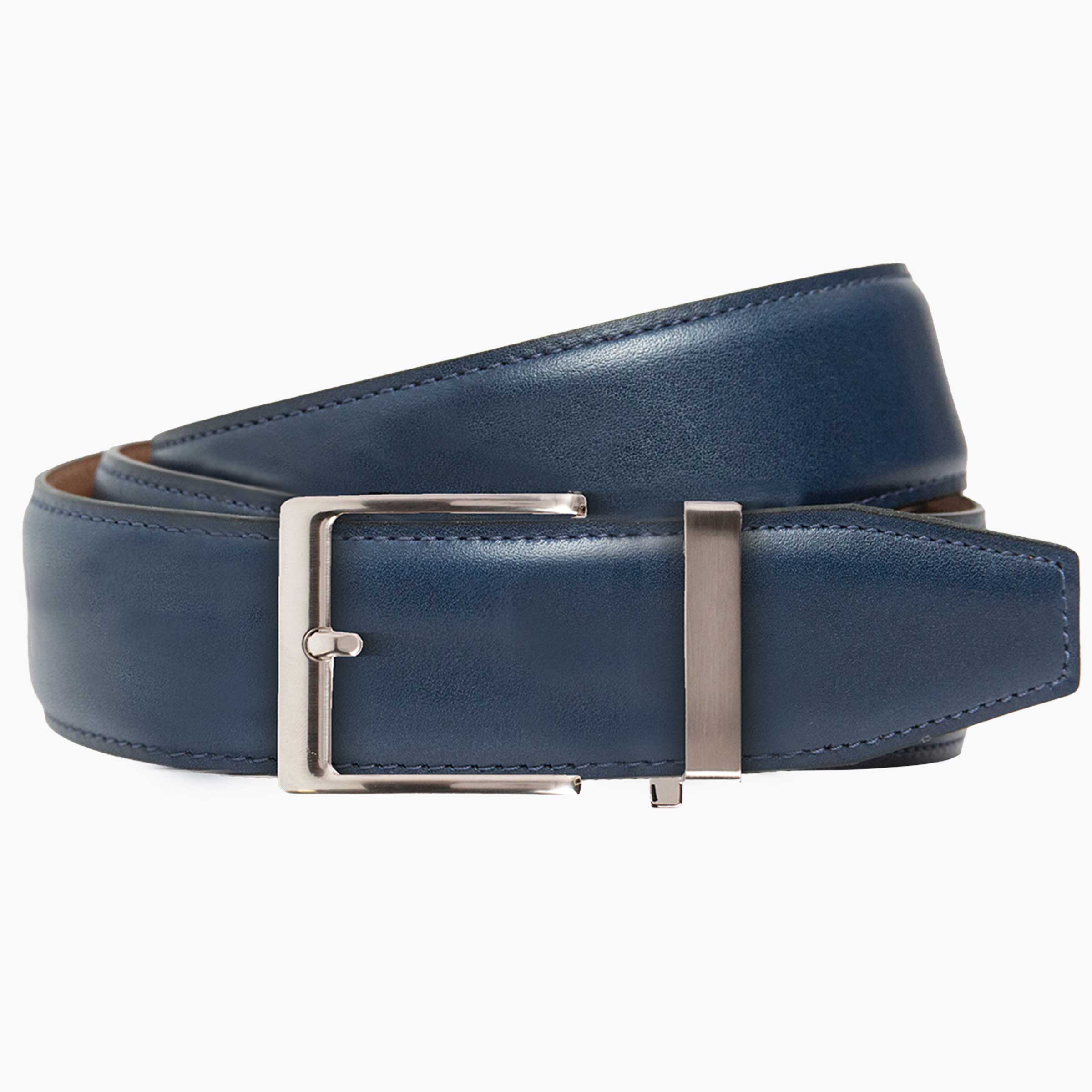 Smooth Denim Dress Ratchet Belt - 1.575