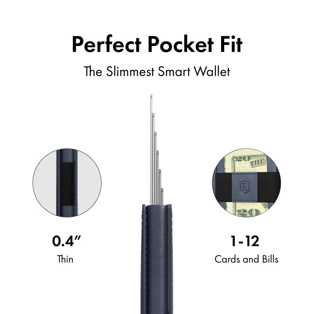 Ekster Smart Wallet for Men - RFID Blocking Slim Minimalist Front Pocket Wallet with Money Clip | Perfect for Travel, Business & Everyday Carry