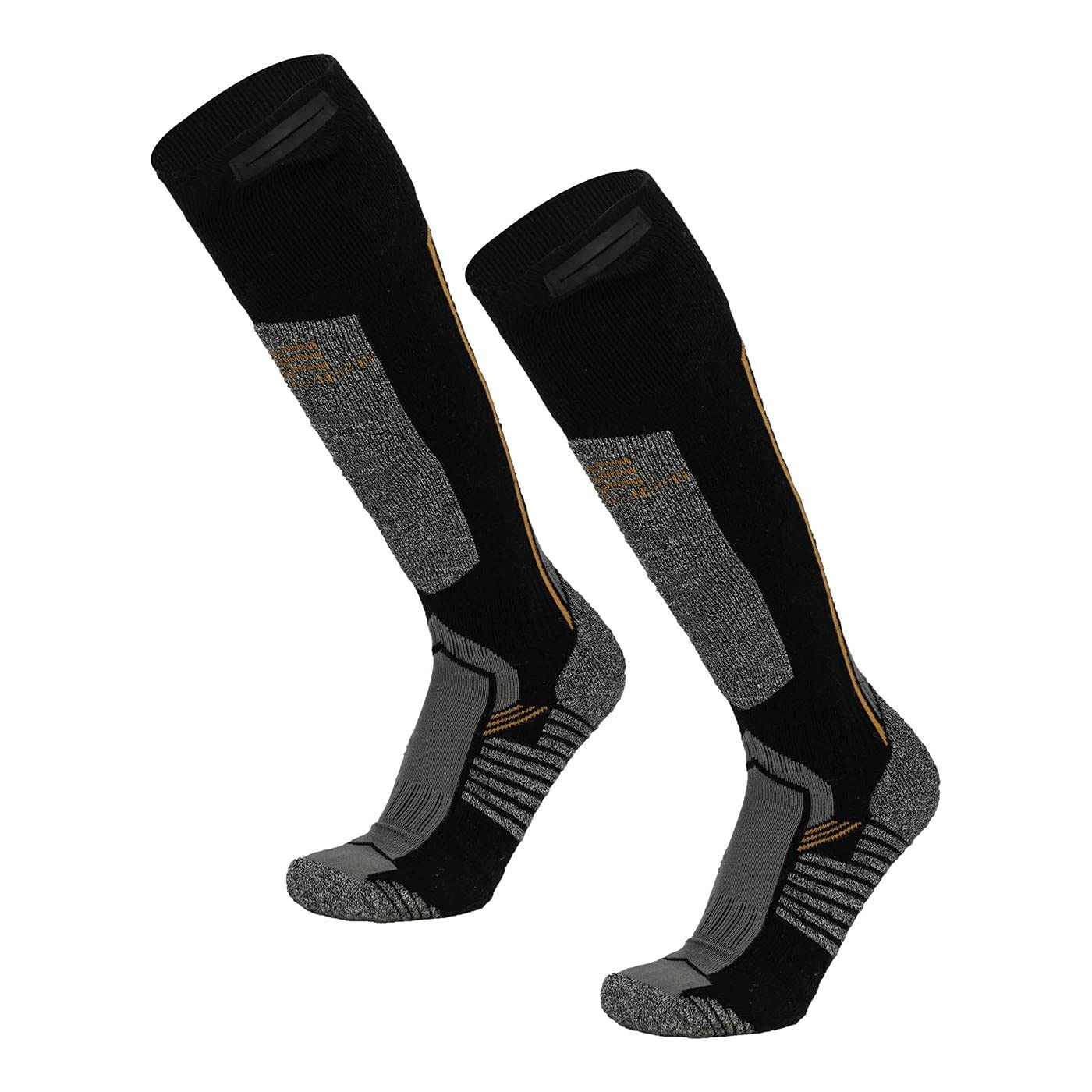 Fieldsheer Pro Compression Heated Socks with Rechargeable Battery Pack - Winter Thermal Socks for Men & Women - Perfect for Skiing, Hiking & Cold Weather Outdoor Activities