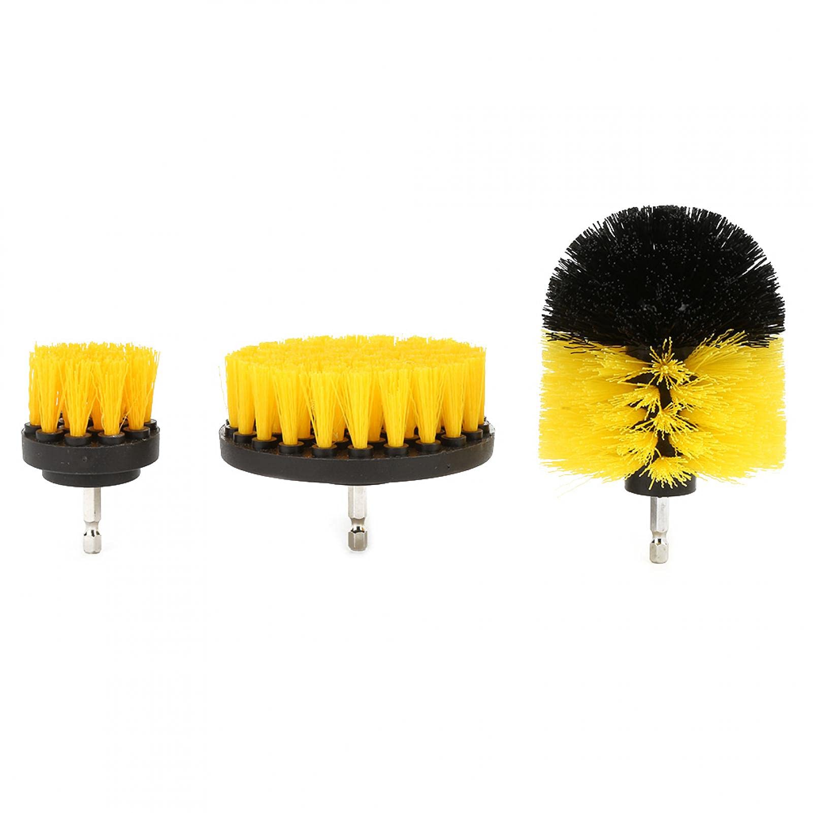 Kadimendium 3-Piece Drill Cleaning Brush Kit - Power Scrubber Bits for Tile, Grout & All-Purpose Cleaning (2