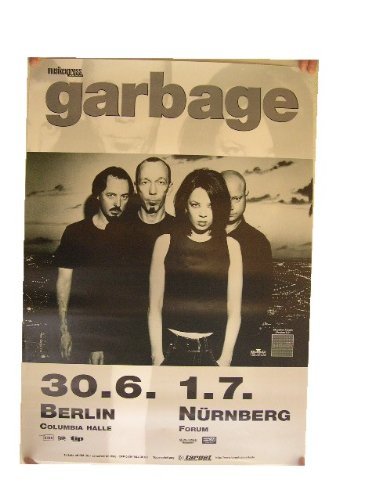 Garbage Poster - Concert Band Shot Berlin - Vintage Music Memorabilia for Fans & Collectors - Perfect for Home Decor, Music Room, or Gift
