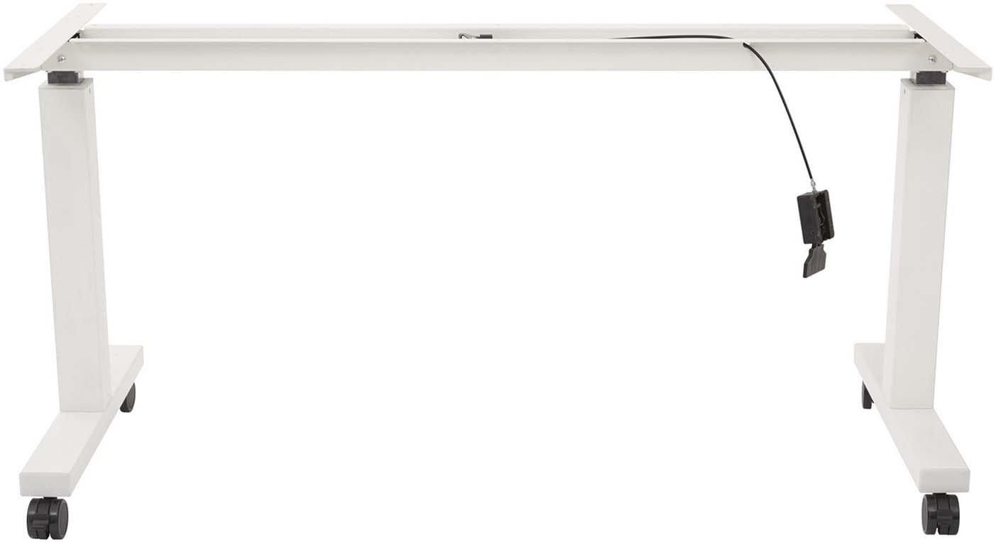 Pro Line II™ 6 ft Pneumatic Height Adjustable Office Desk - Steel Frame & Laminate Top [HAT60261] - Perfect for Home Office, Workspace & Standing Desk Setup