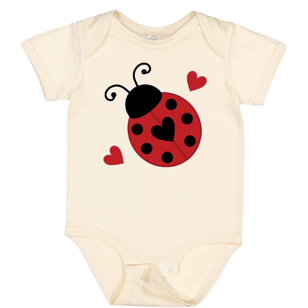 Inktastic Ladybug Lover Red and Black Baby Bodysuit - Cute Infant Onesie for Girls & Boys - Perfect for Birthday, Baby Shower & Photo Shoots