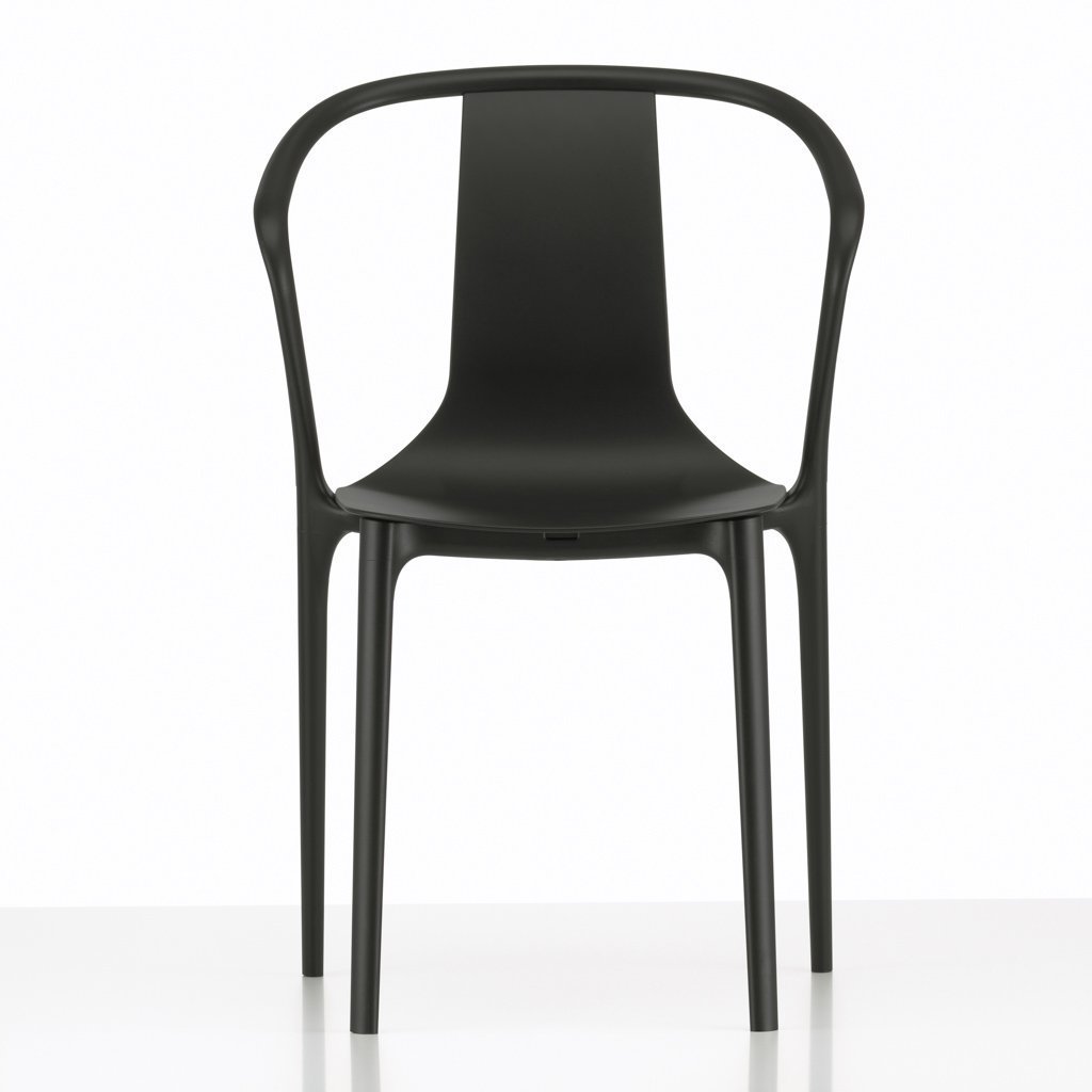 Belleville Plastic Chair - Durable & Lightweight Outdoor & Indoor Seating for Patio, Garden, and Home Decor