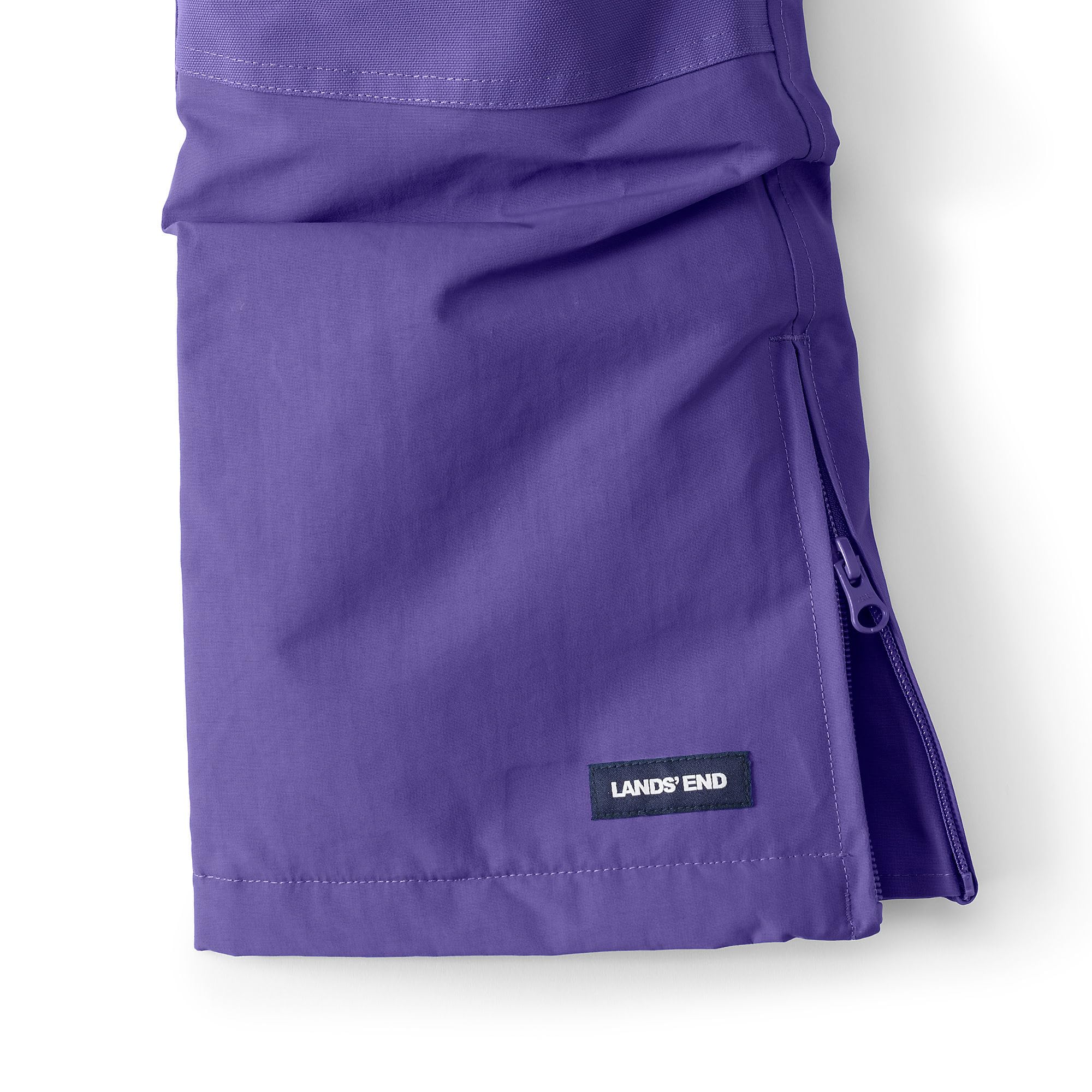 Lands' End Kids Squall Snow Bibs - Waterproof Insulated Snow Pants for Boys & Girls, Ultra Violet, Size 12 - Perfect for Skiing, Snowboarding & Winter Play