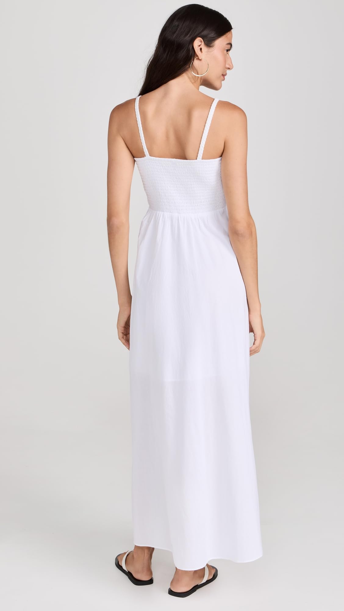 Elegant Women's Maxi Dress - Flowy Long Summer Dress with Pockets - Perfect for Beach, Vacation & Casual Outings