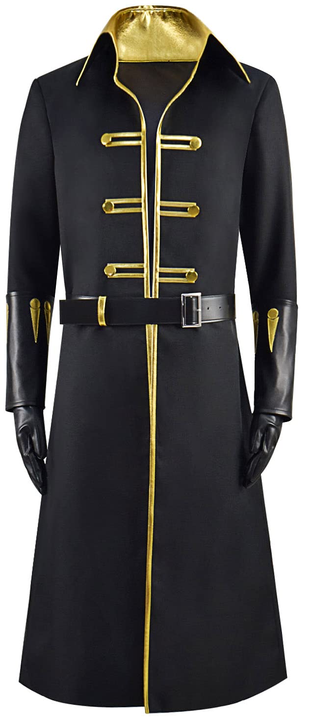 Men's Alucard Cosplay Costume - Hellsing Coat & Gloves Set for Halloween, Anime Conventions & Cosplay Events | Perfect for Kids, Women & Castlevania Fans