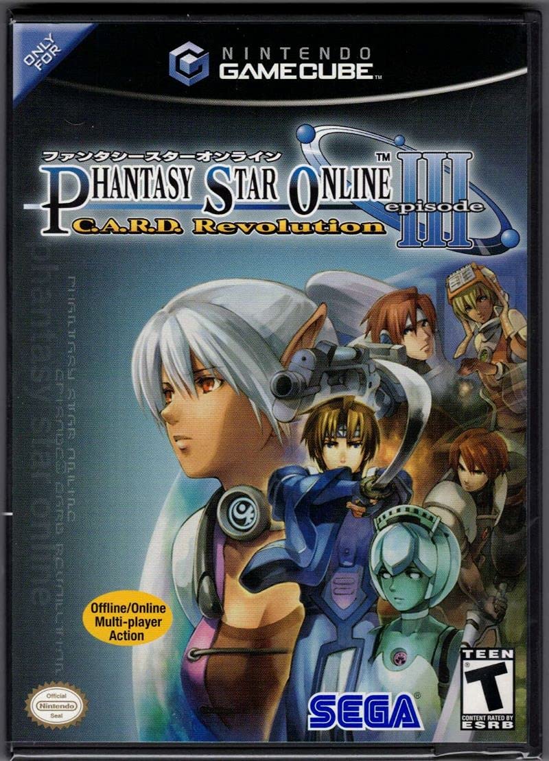 Phantasy Star Online 3 Card Rev. for Nintendo GameCube - Classic RPG Game for Collectors & Retro Gamers | Perfect for Gaming Nights & Nostalgic Adventures
