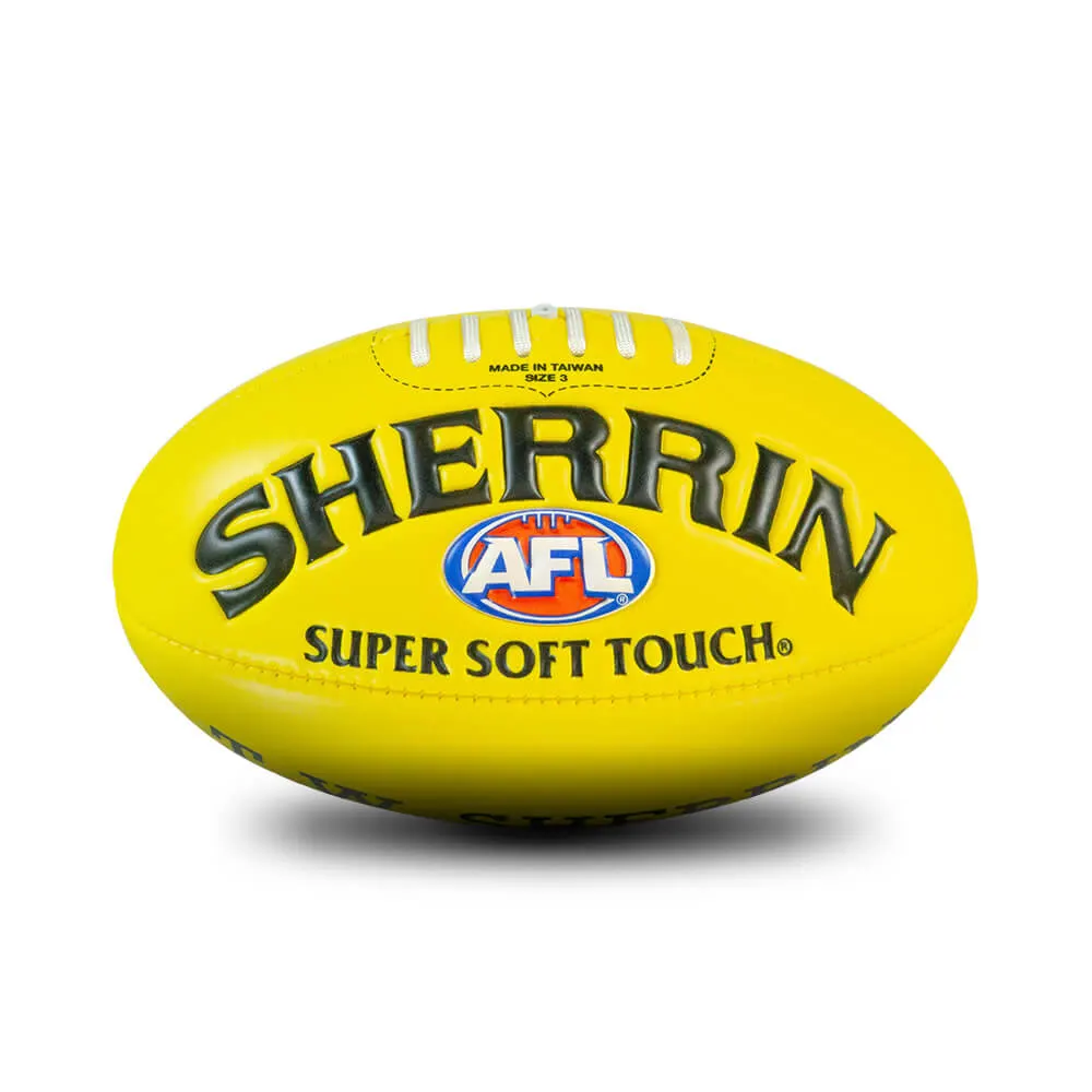 Sherrin Super Soft Touch Football - Premium Australian Football for Training & Games | Perfect for Kids, Beginners & Outdoor Sports Enthusiasts