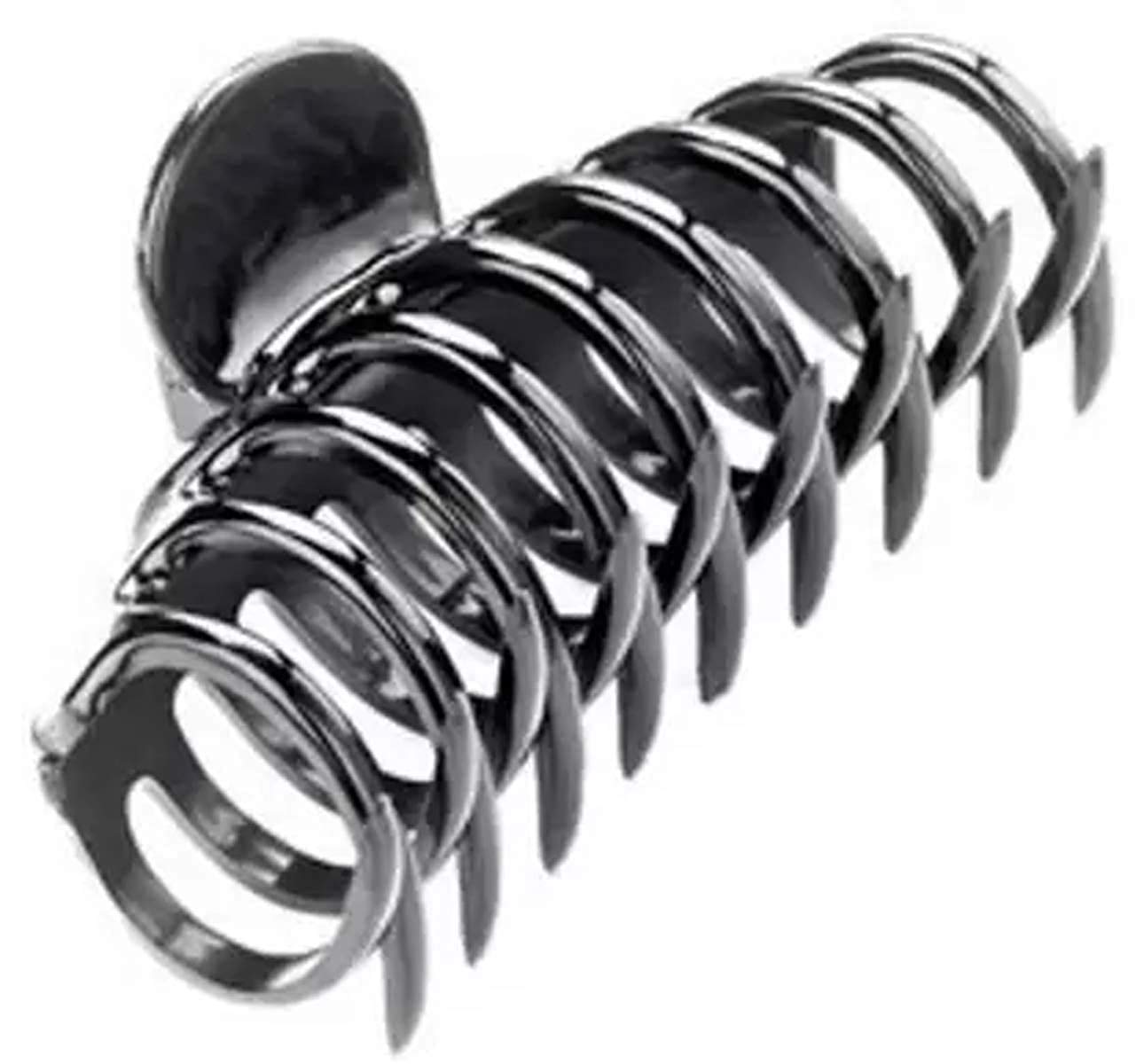 Women's Large Black Plastic Hair Claw Clips - Strong Hold Hair Clips for Thick Hair, Perfect for Ponytails, Buns, and Updos - Hair Accessories for Women & Girls