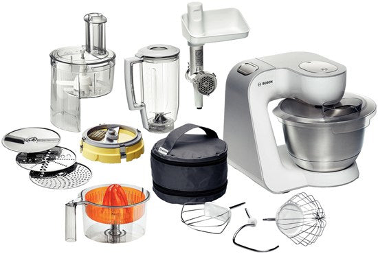 Bosch MUM54251 Powerful Food Processor - Effortless High-Volume Ingredient Prep for Baking, Meal Prep & Large Batch Cooking - Perfect for Home Chefs & Busy Kitchens