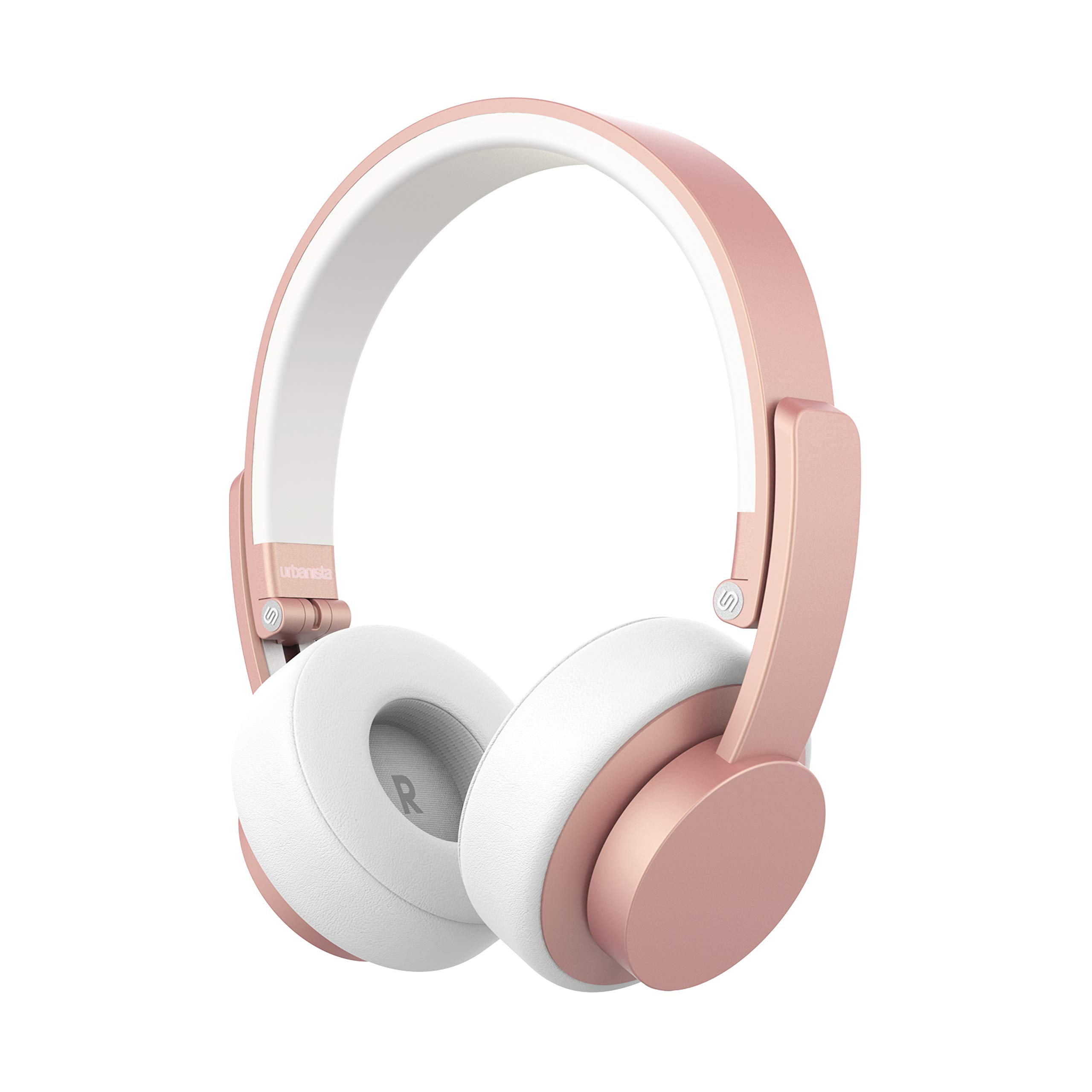 Urbanista Seattle Wireless Bluetooth Headphones with Microphone - 12H Playtime, Signature Sound, Rose Gold - Perfect for Commuting, Workouts & Travel