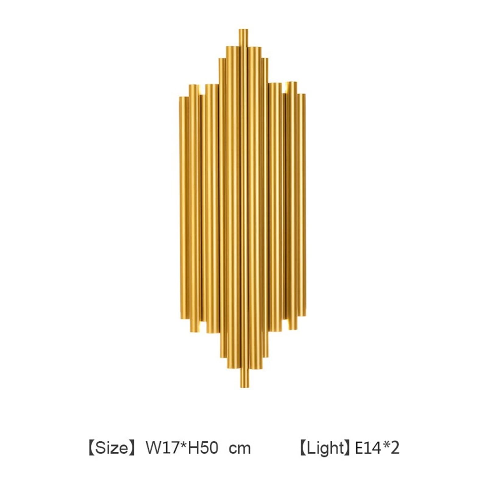 Luxury LED Wall Lamp - Crystal Gold Modern Art Deco Light for Living Room, Bedside, Corridor, Hotel, Stairs & Bathroom - Energy Efficient & Stylish Home Decor Lighting