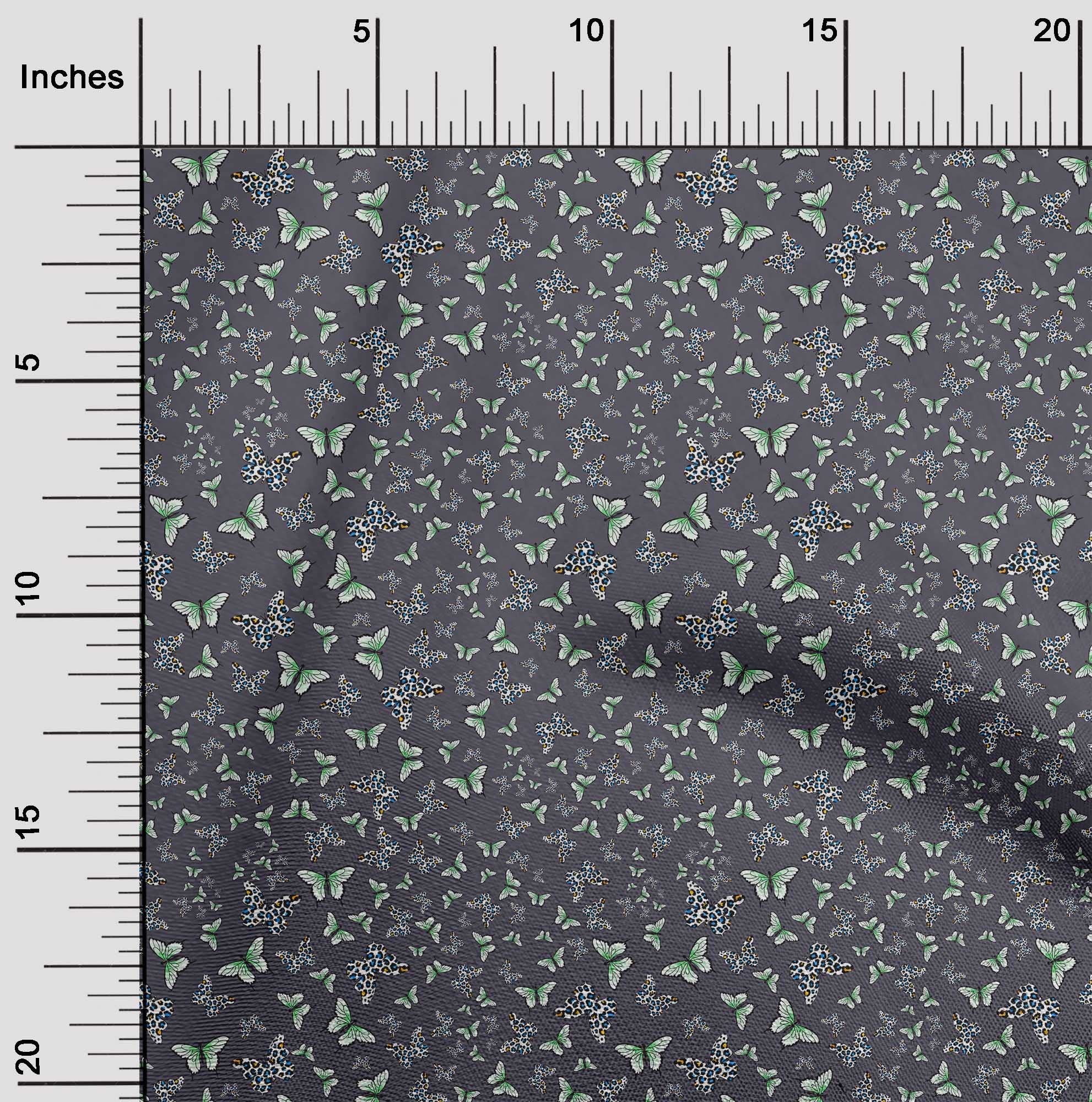 oneOone Rayon Violet Fabric with Butterfly Print - 56 Inch Wide for DIY Clothing & Sewing Supplies | Perfect for Dresses, Skirts, and Home Decor Projects