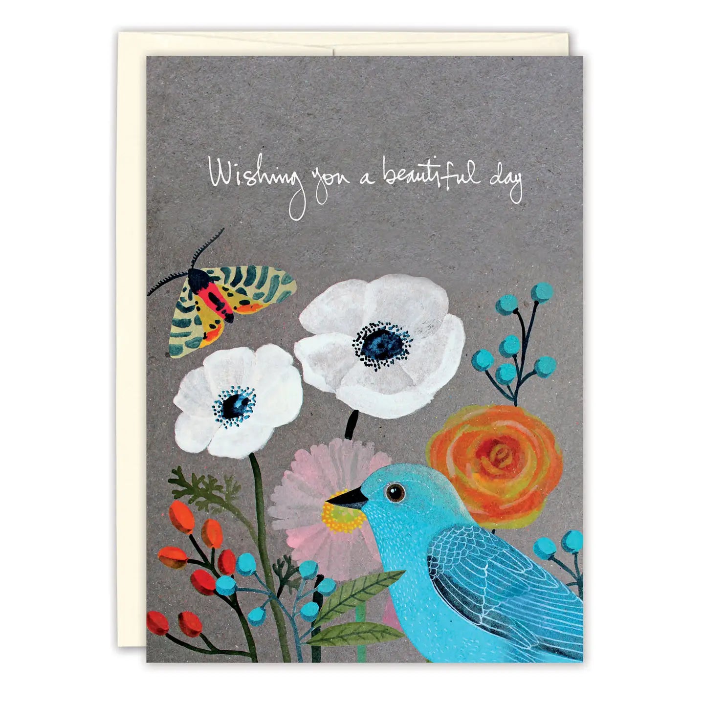 Blue Bird Birthday Card - Handmade Greeting Card for Women & Men - Perfect for Birthdays, Anniversaries & Special Occasions