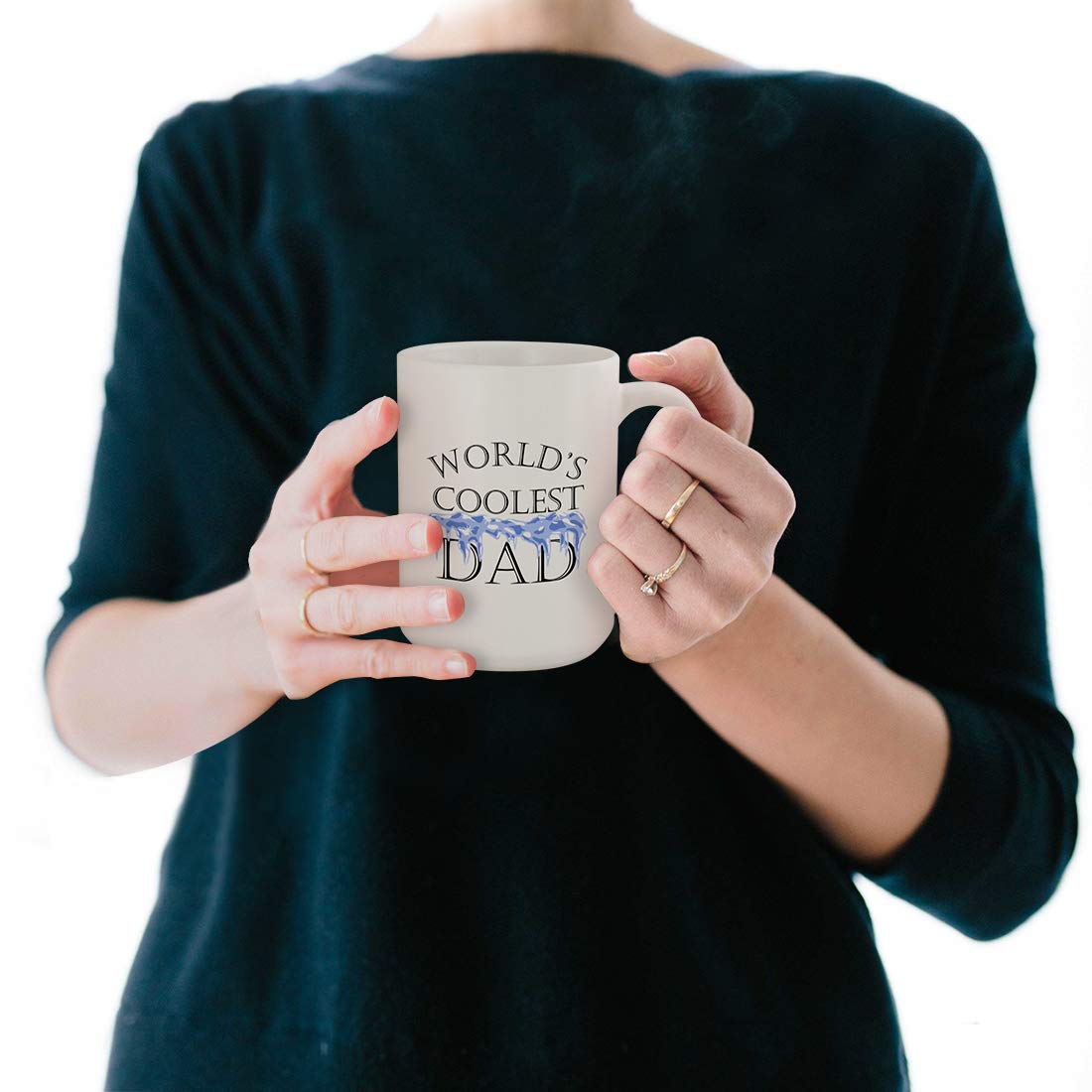World's Coolest Dad #281 - Funny Humor Ceramic Coffee Mug 15oz | Perfect Gift for Father's Day, Birthday & Office Use