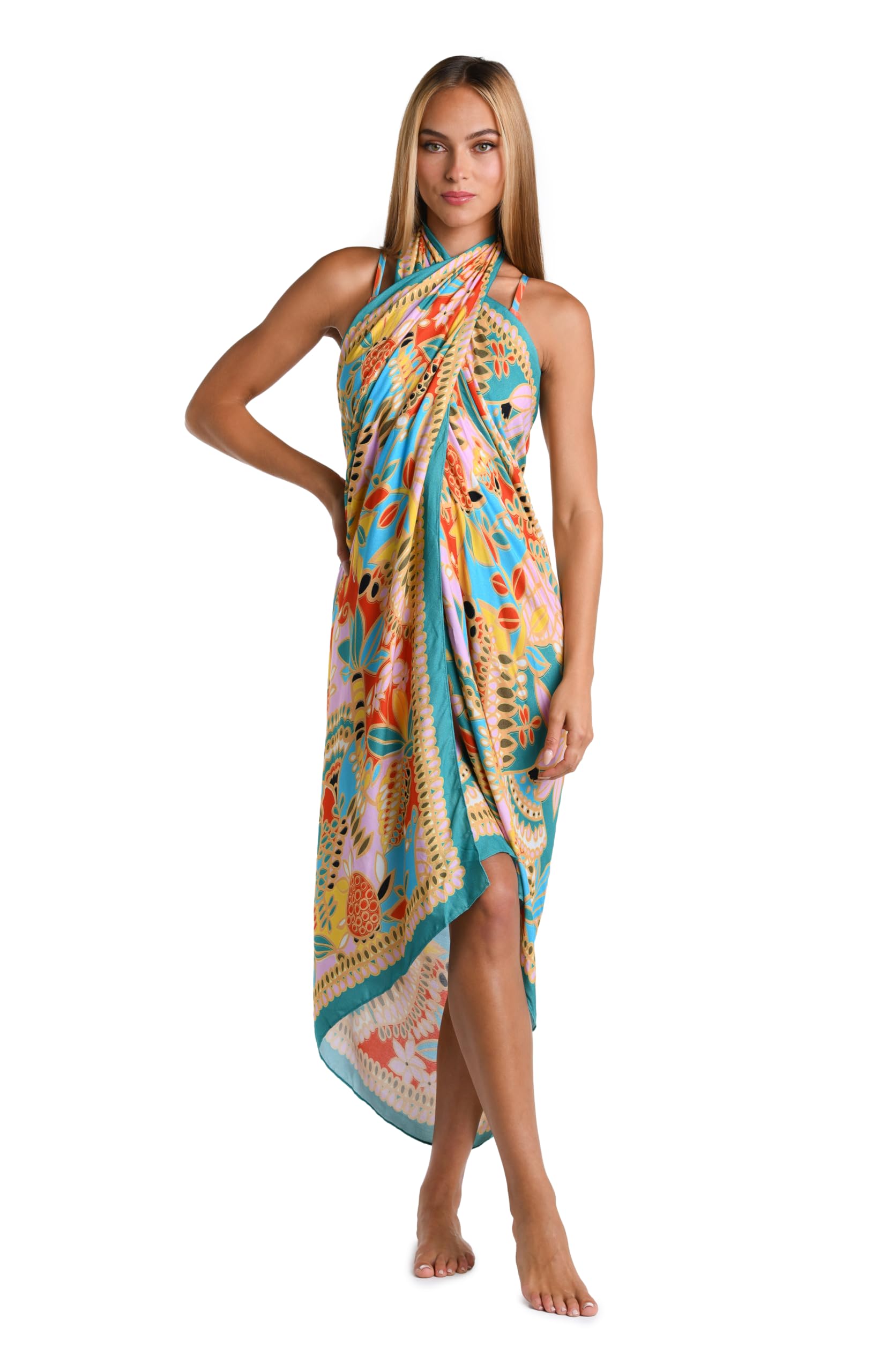 Sunshine 79 Women's Beach Cover Up Swimsuit Pareo - Lightweight Summer Swimwear Cover Up for Pool, Beach & Vacation