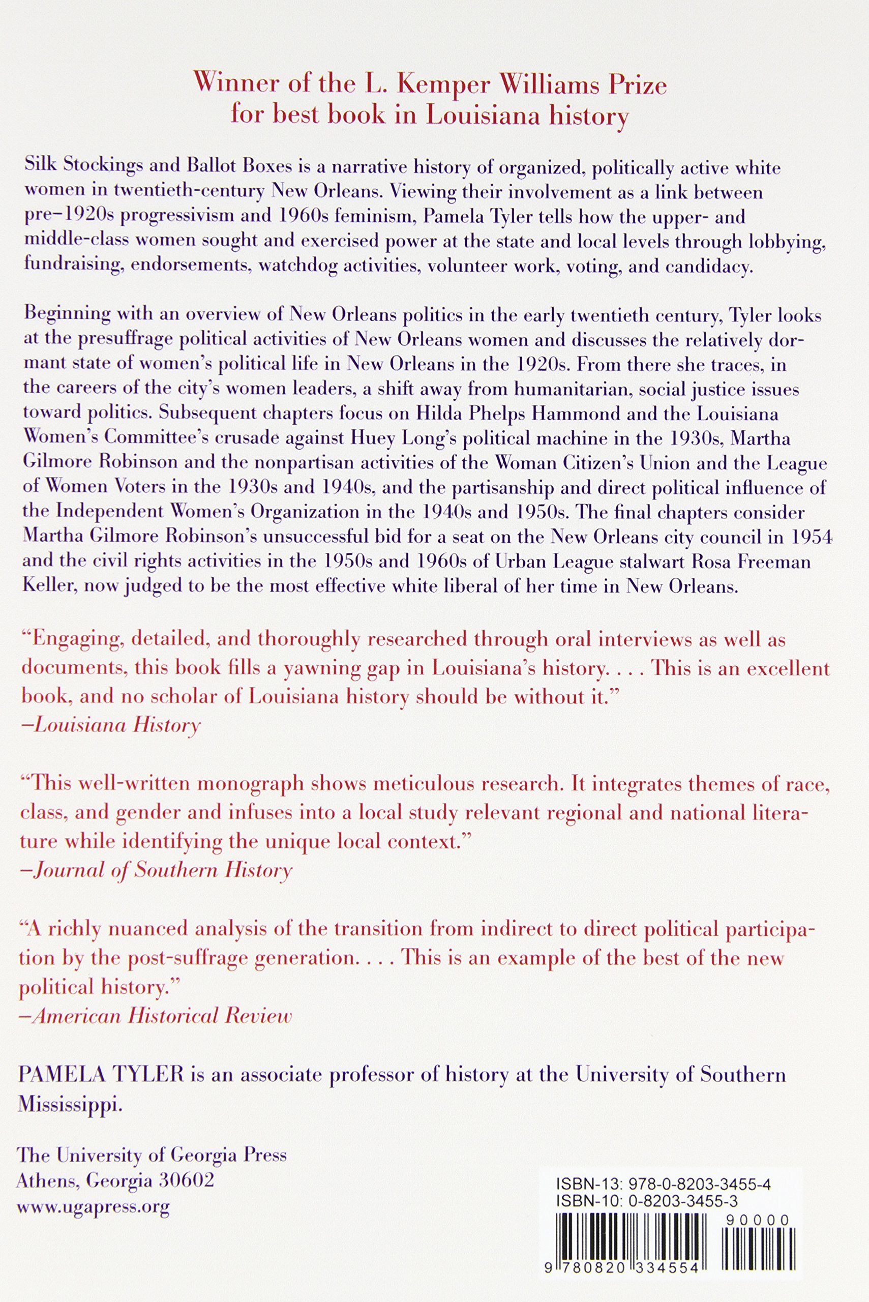 Silk Stockings and Ballot Boxes: Women's Political History in New Orleans 1920-1963 | Historical Study of Women's Suffrage & Civil Rights Movement | Perfect for American History Research & Feminist Studies