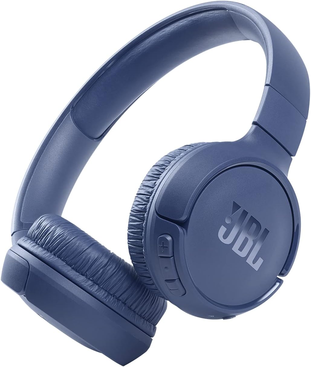 JBL Tune 510BT Wireless Bluetooth Headphones - Over-Ear Noise Cancelling Headset with 40H Playtime, Built-in Mic for Calls - Perfect for Travel, Workouts & Home Entertainment (New Model)