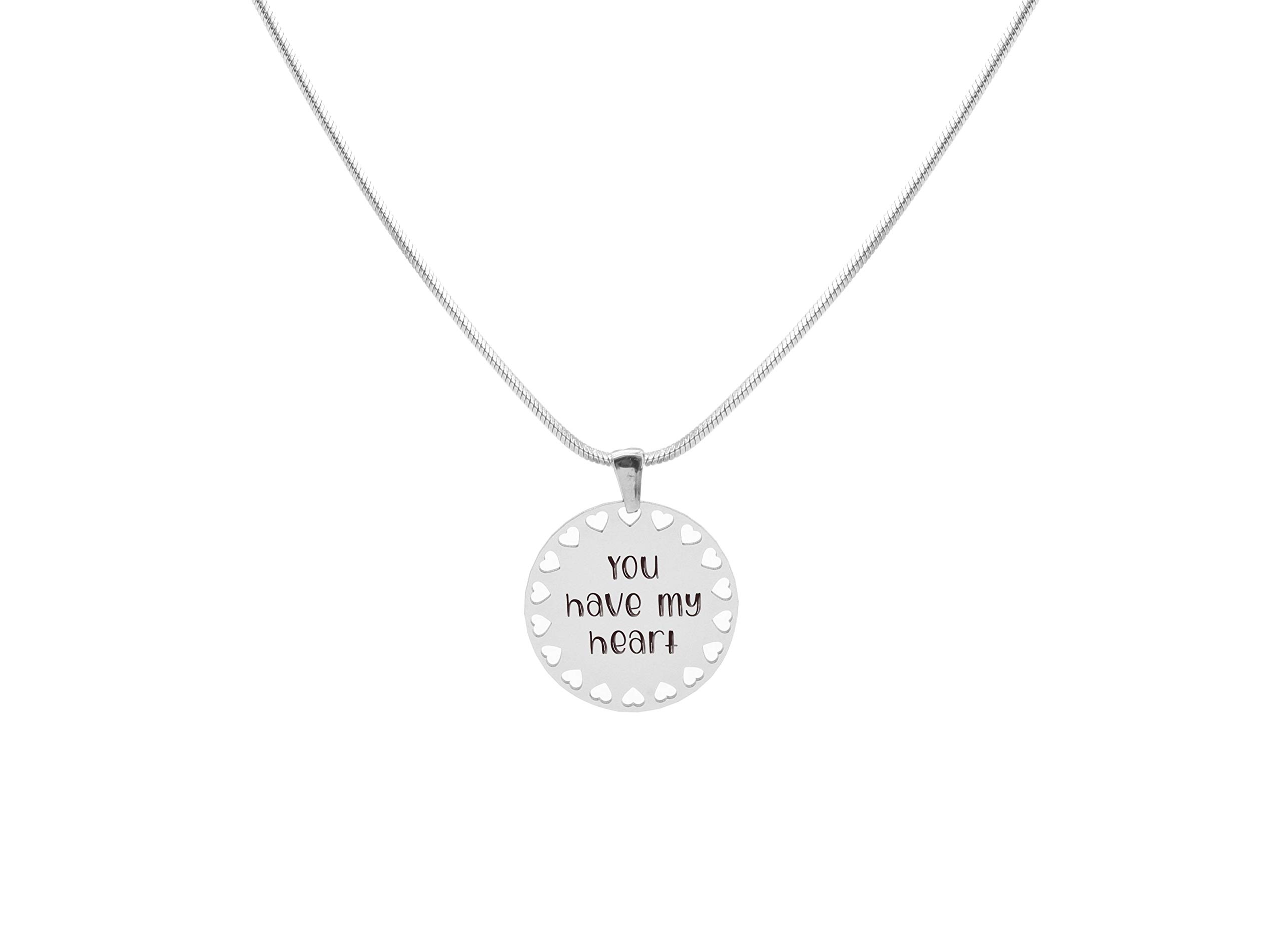 Pink Box Inspirational Heart Necklace - Elegant Gift for Women, Best for Valentine's Day, Anniversary & Special Occasions