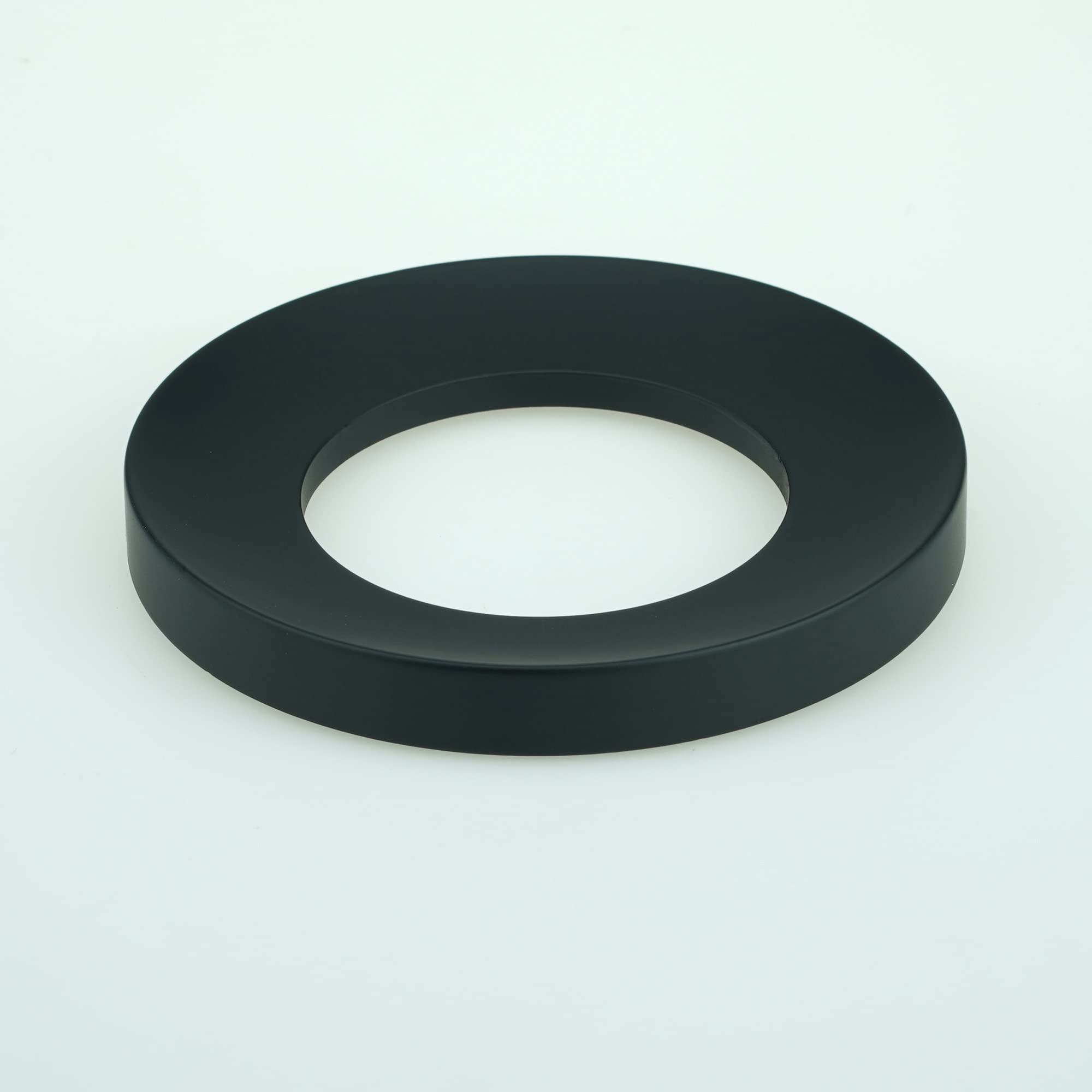 Anti-Slip Matte Black Mounting Ring for Vessel Sink - Secure Glass Bowl Sink Installation for Bathroom & Kitchen Countertops