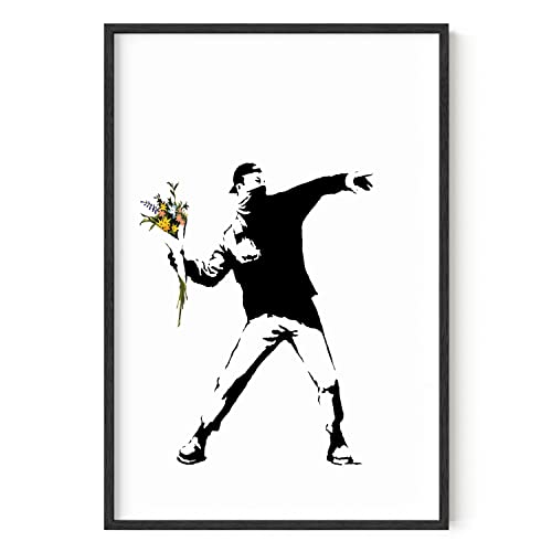 Banksy Flower Thrower